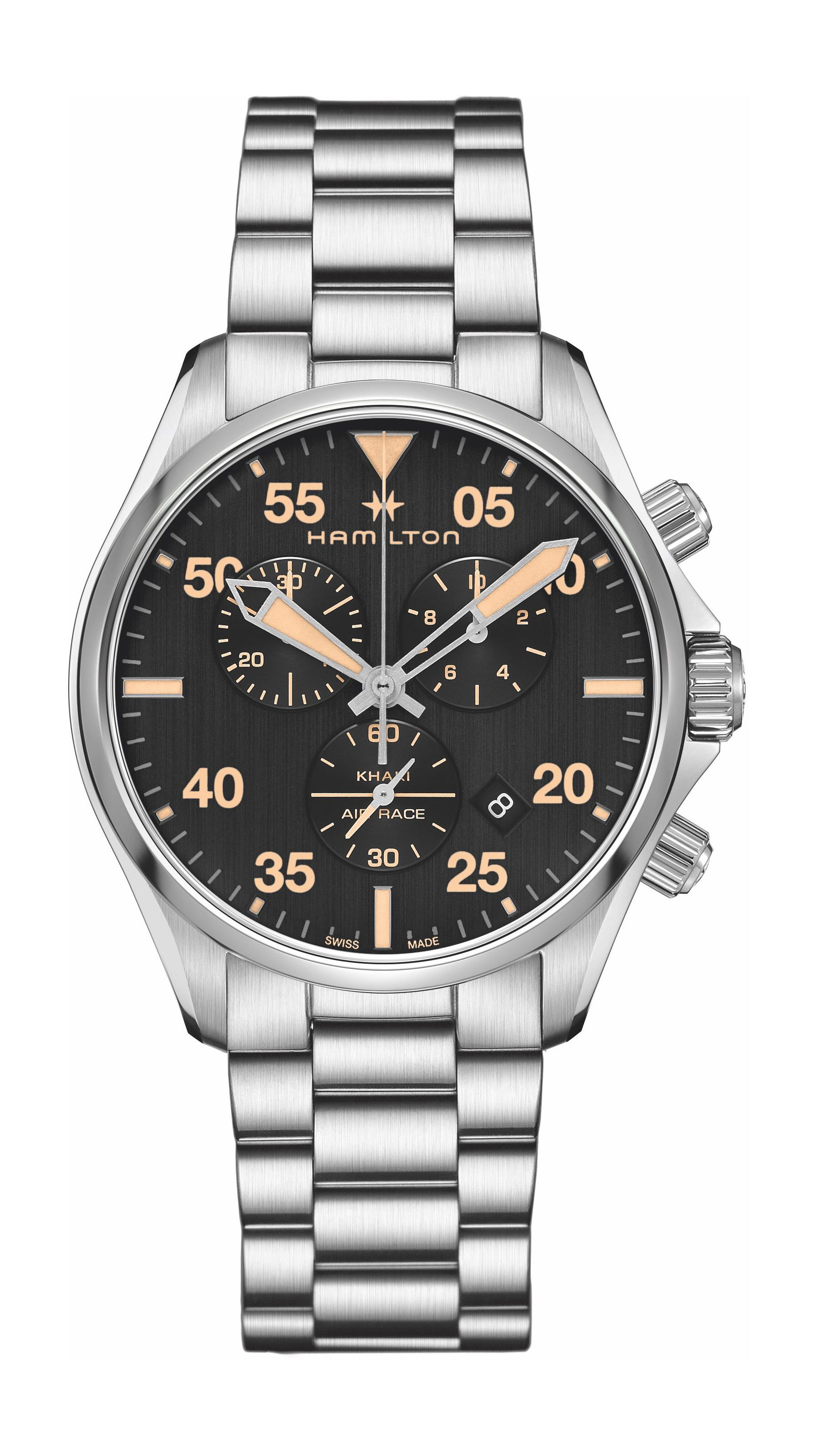 Hamilton Khaki Aviation Khaki Pilot Chrono Quartz