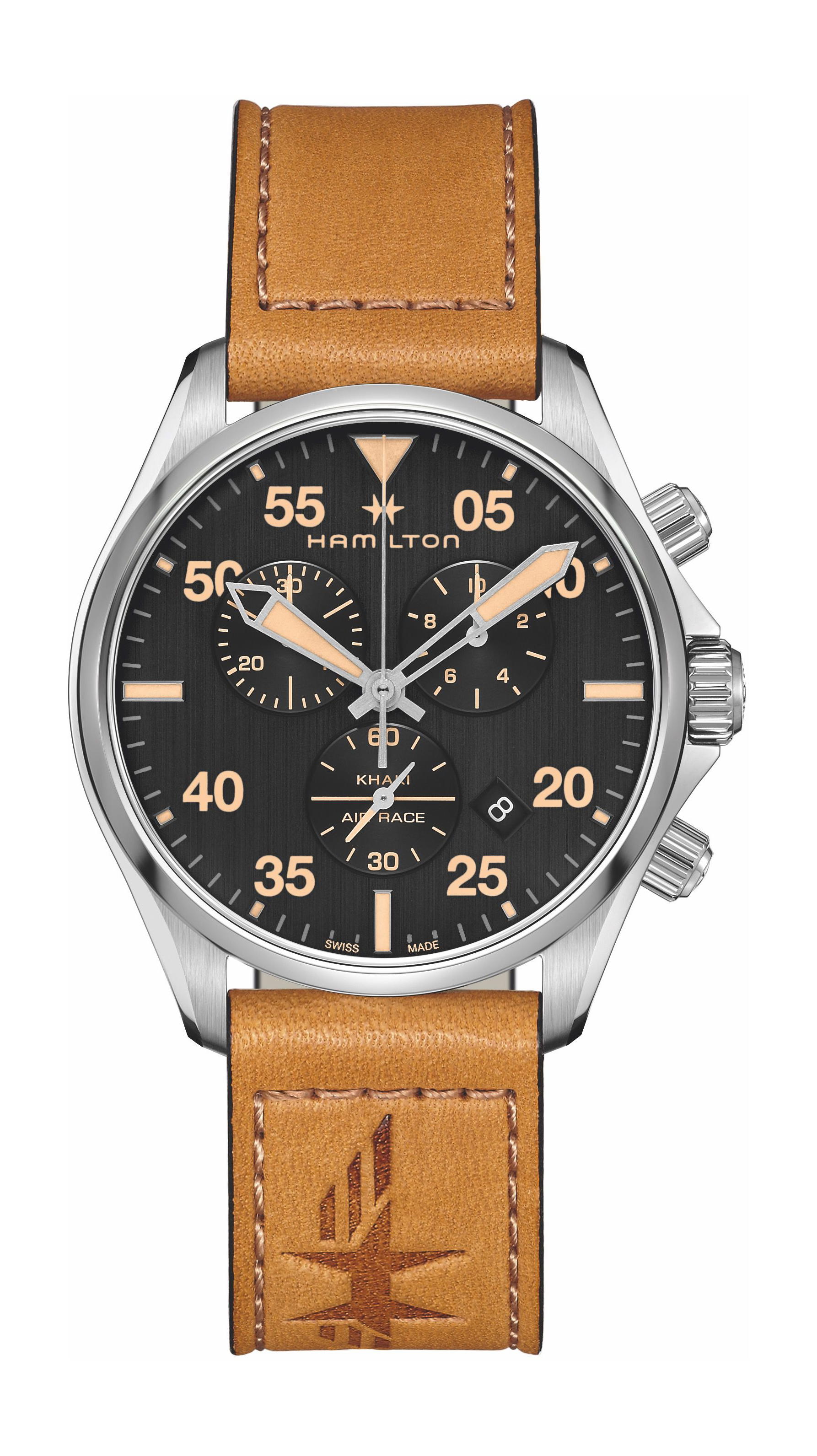 Hamilton Khaki Aviation Khaki Pilot Chrono Quartz
