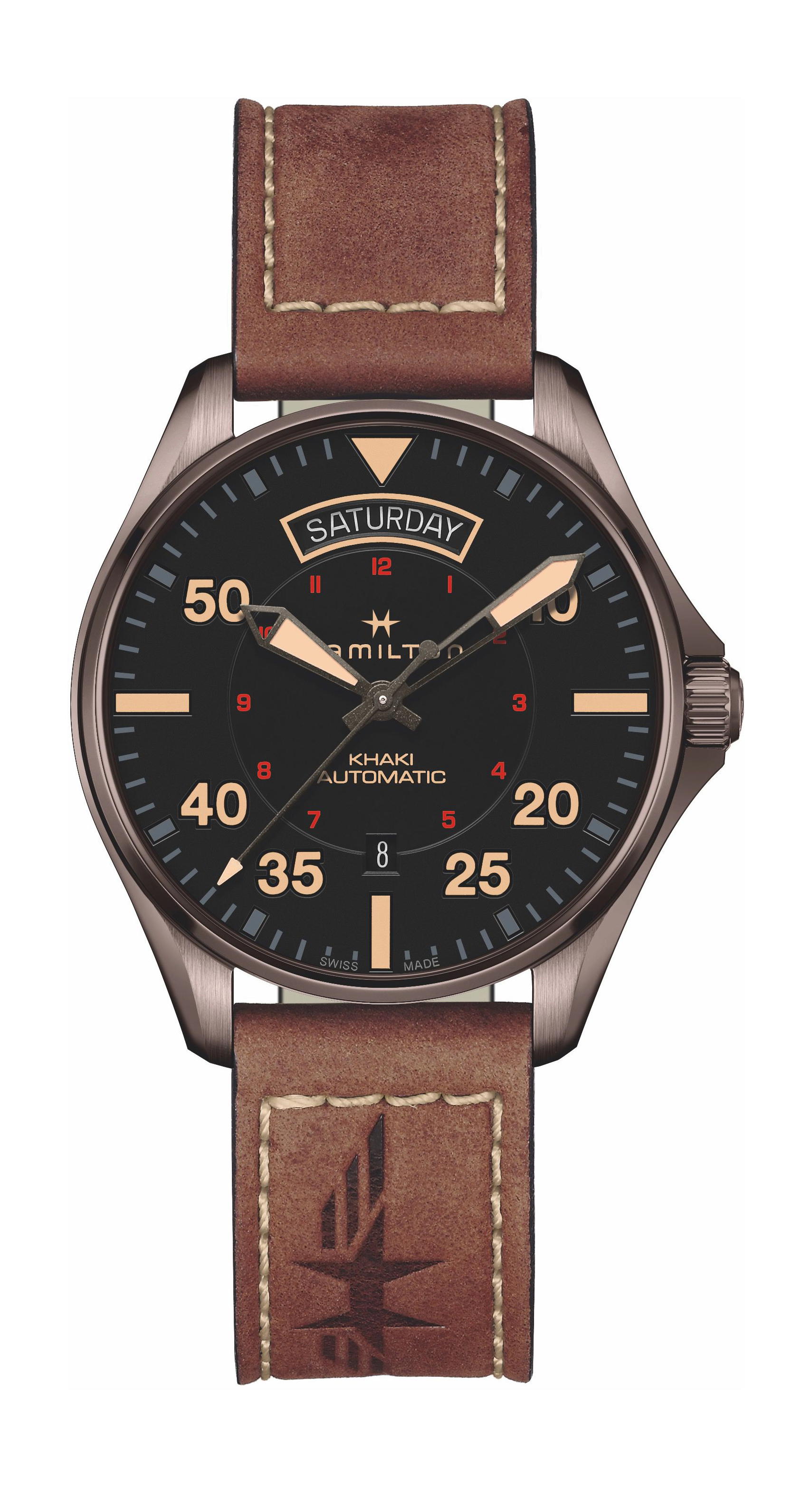 Hamilton Khaki Aviation Khaki Pilot Day Date Auto