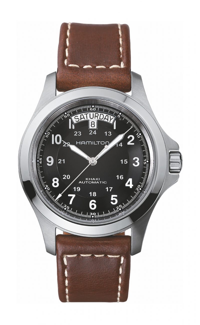 Hamilton Khaki 腕時計 Hamilton Khaki Field Auto Watch 38mm in SS|Blue Sunray
