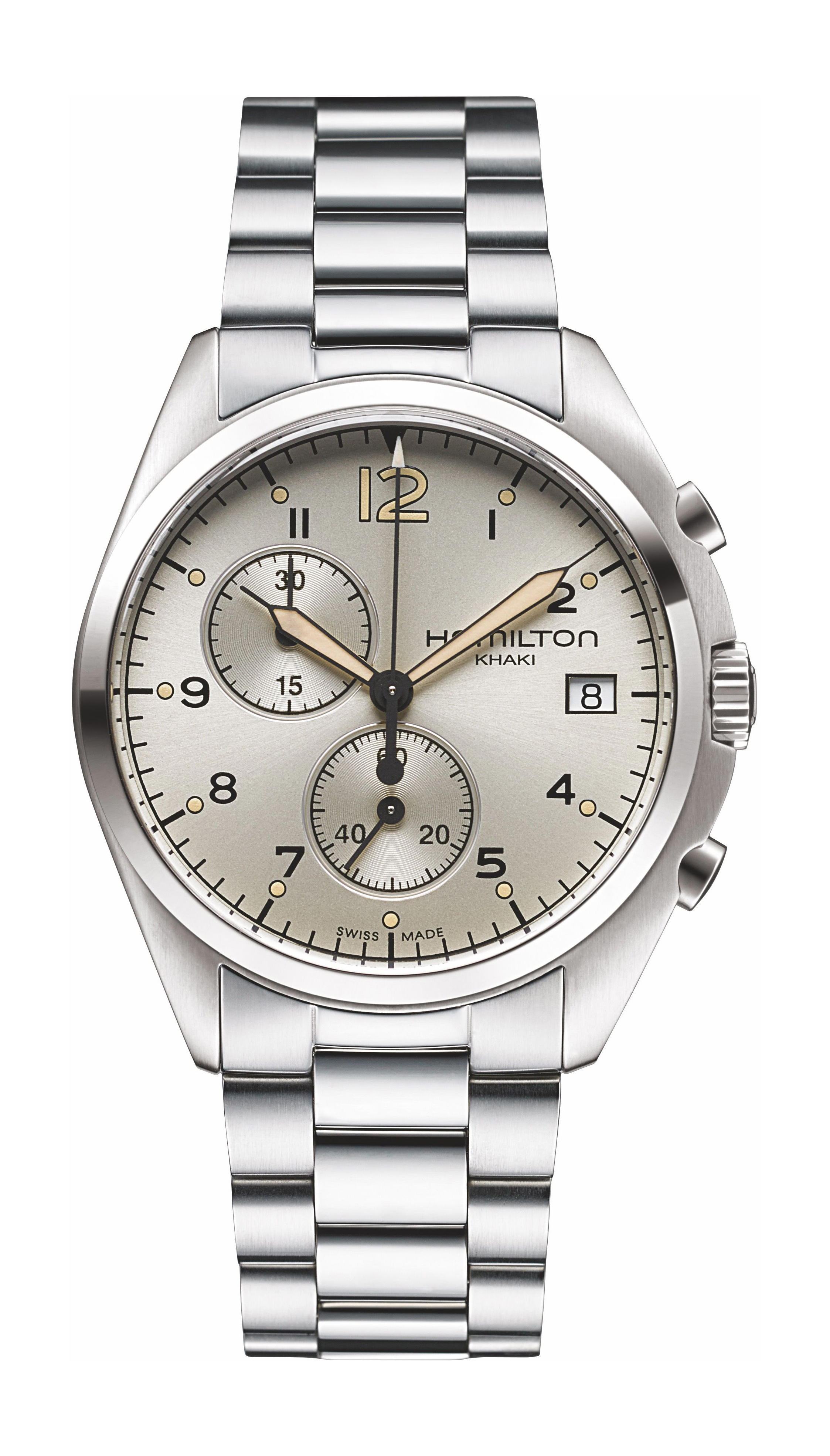 Hamilton Khaki Aviation Khaki Pilot Pioneer Chrono Quartz