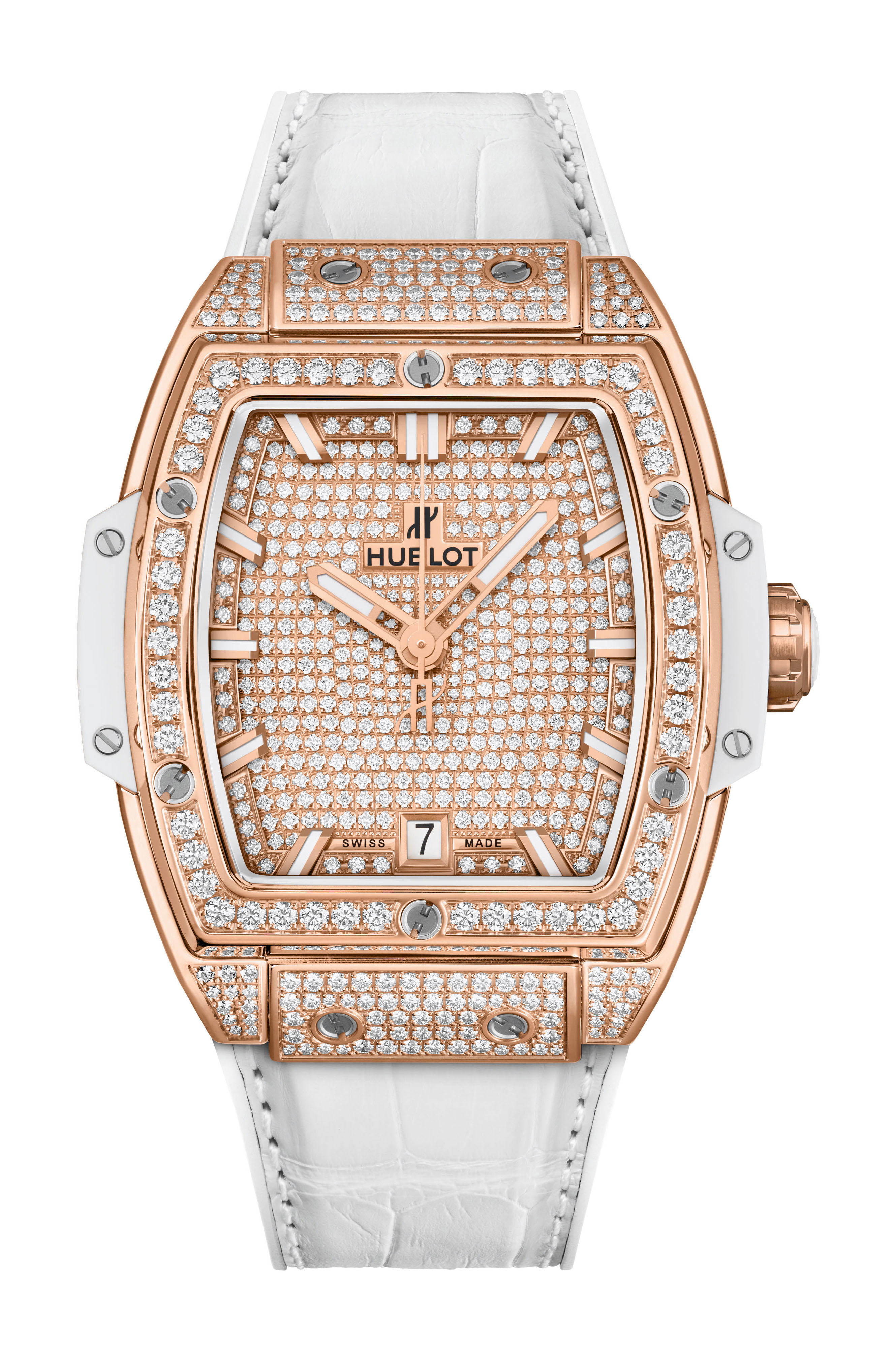 Hublot Spirit of Big Bang King Gold White Full Pavé