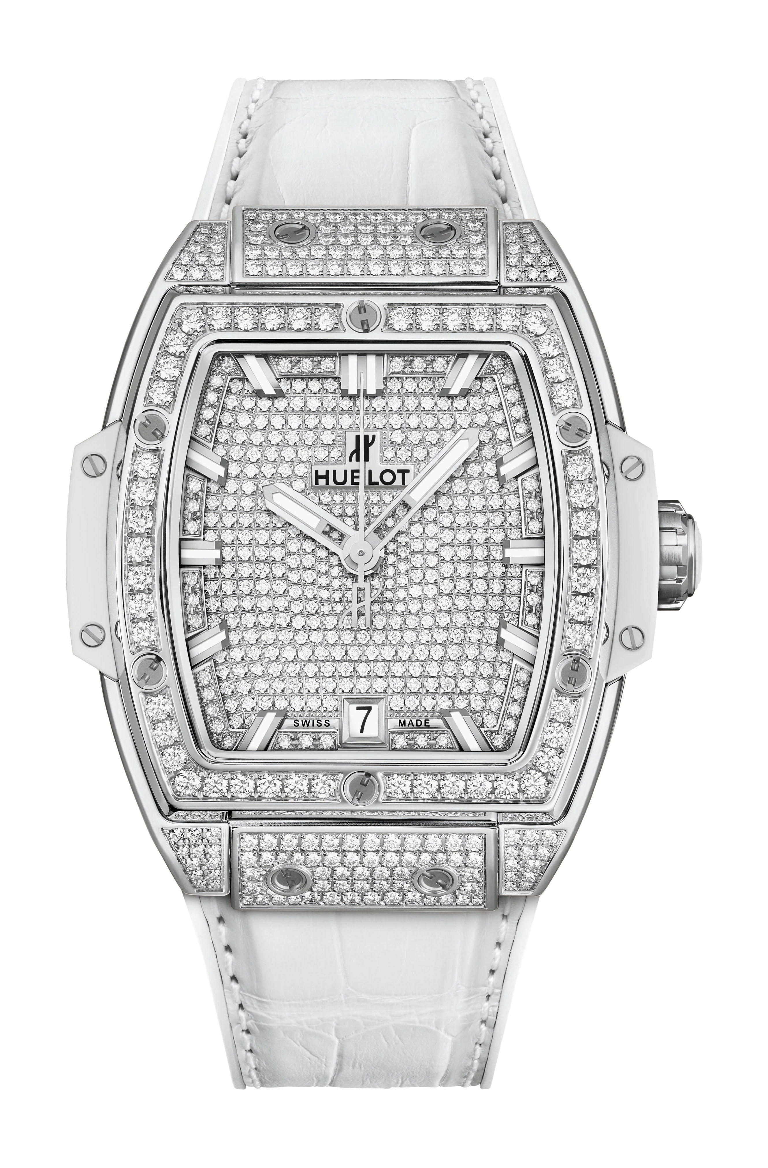 Hublot Spirit of Big Bang Titanium White Full Pavé
