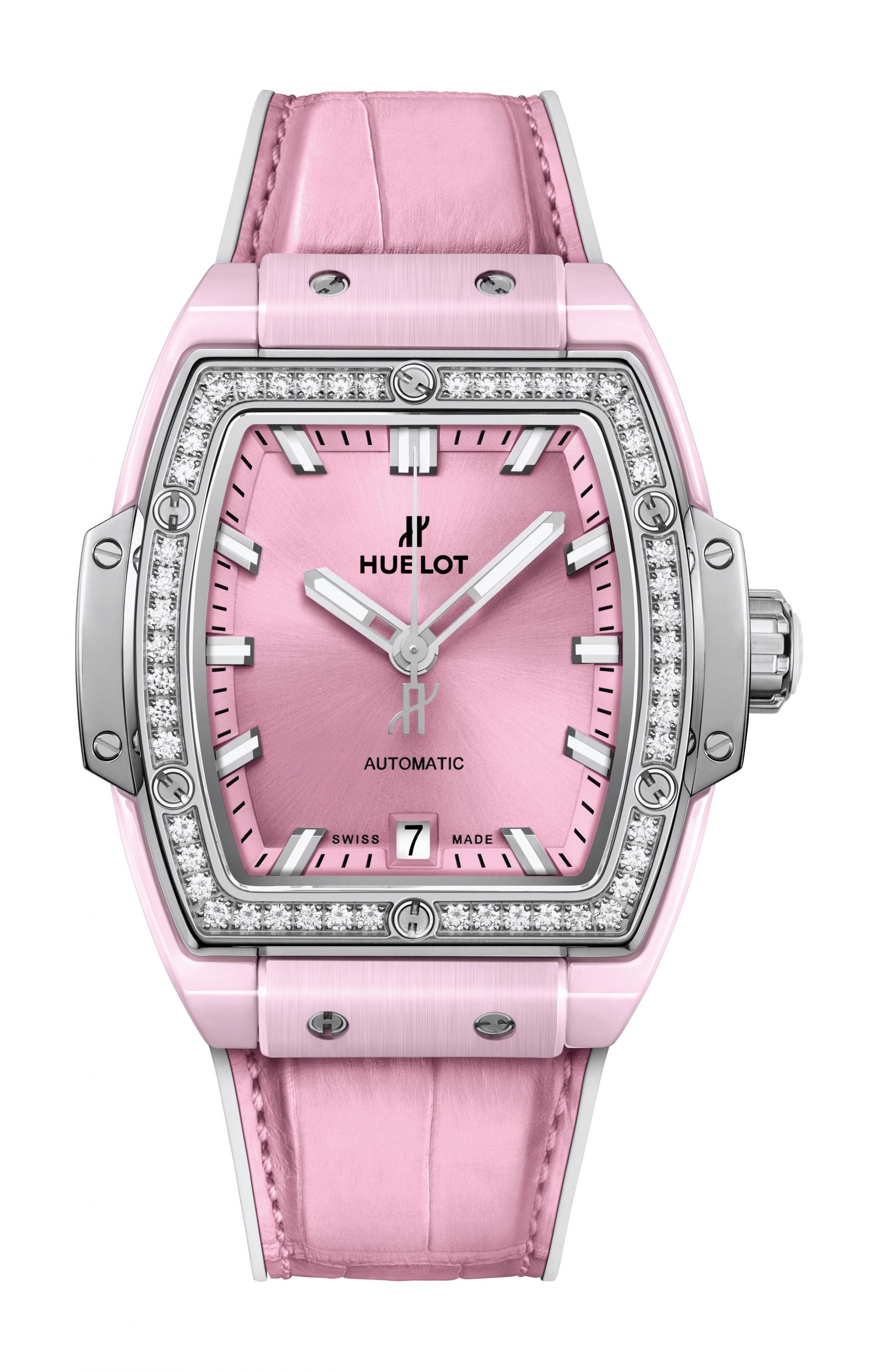 Hublot Spirit of Big Bang Pink Ceramic Titanium Diamonds – The