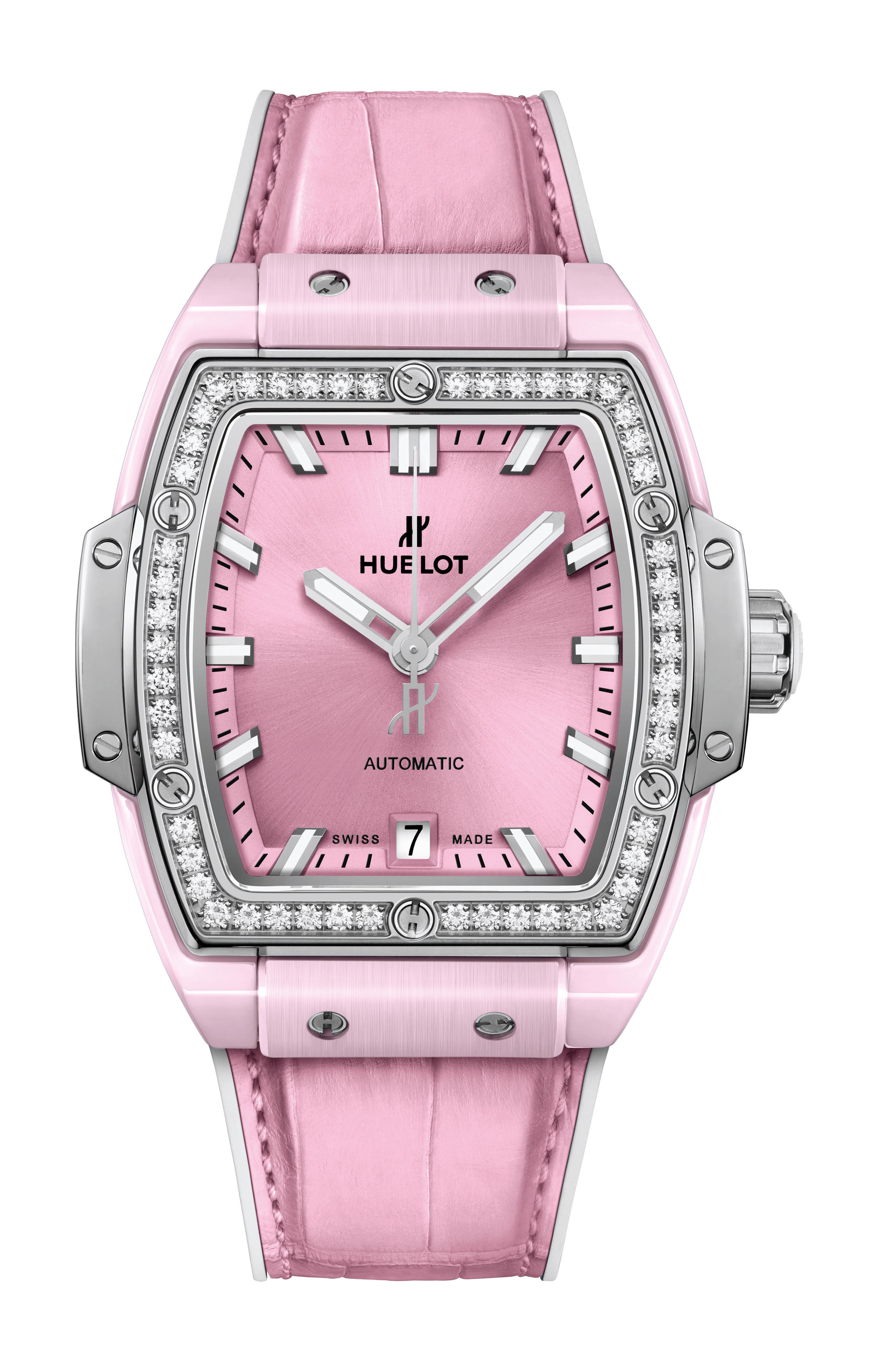Hublot Spirit of Big Bang Pink Ceramic Titanium Diamonds