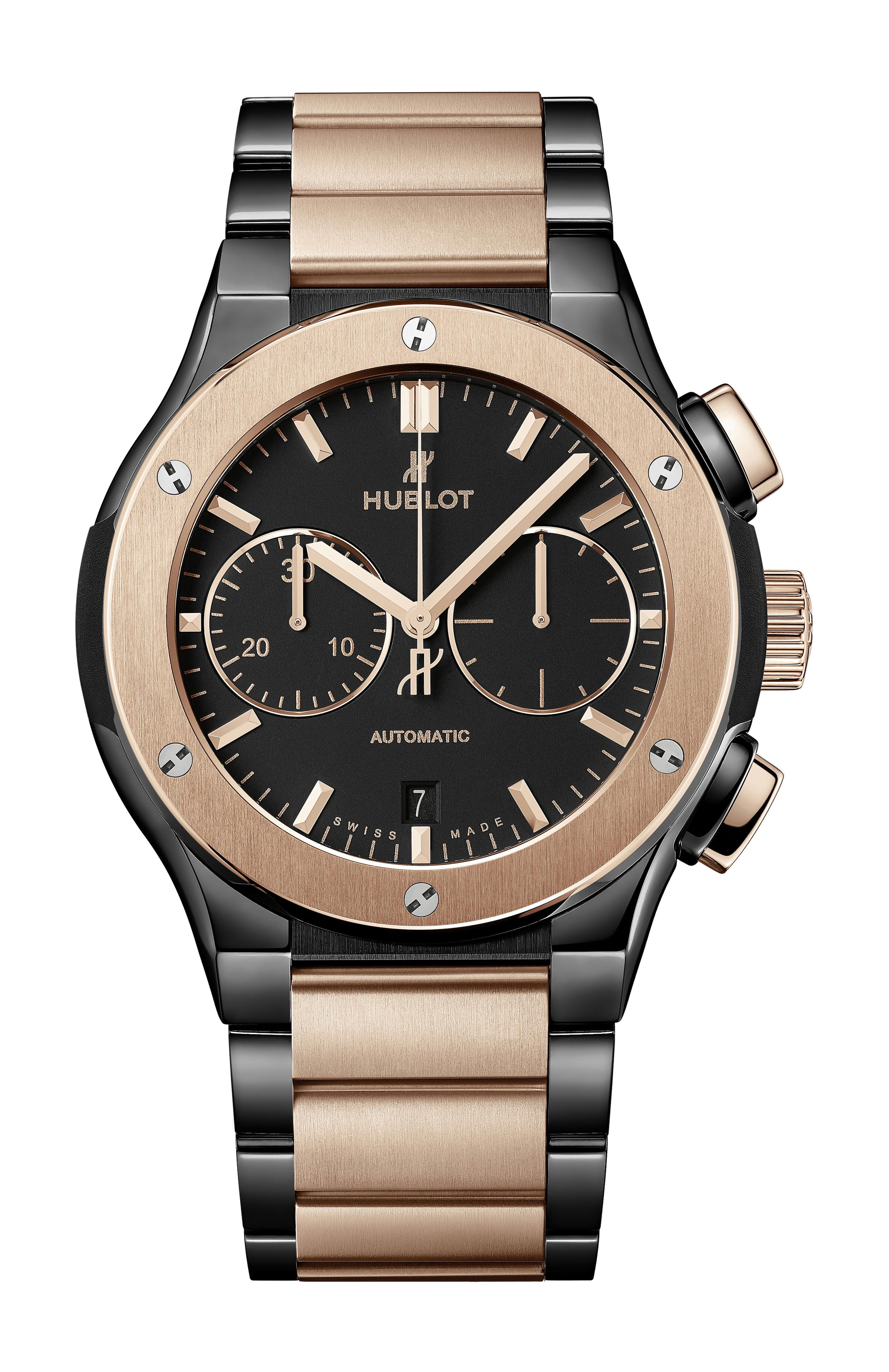 Hublot Classic Fusion Chronograph Ceramic King Gold Bracelet