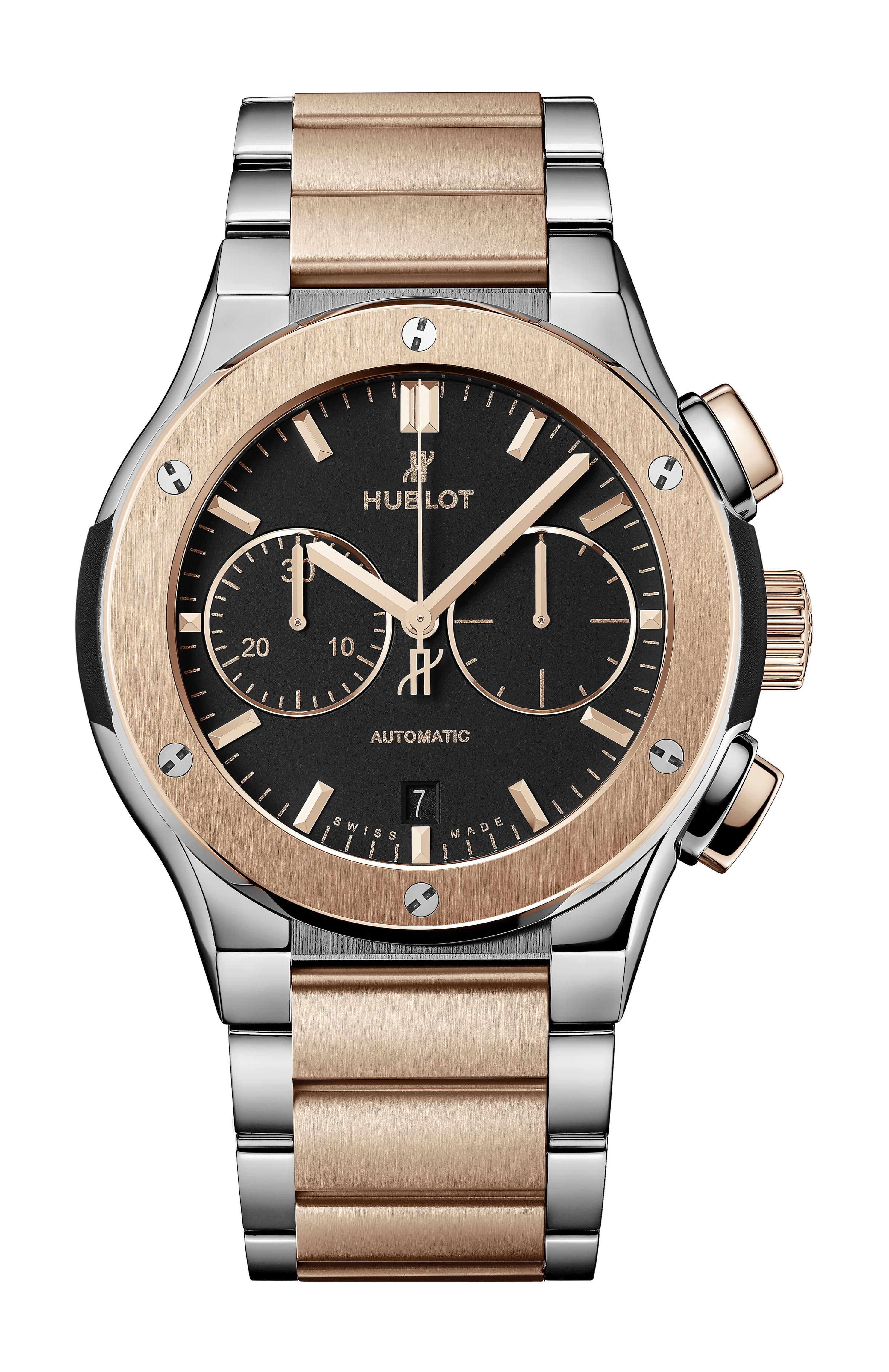 Hublot Classic Fusion Chronograph Titanium King Gold Bracelet
