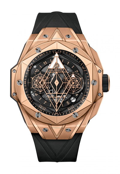 Hublot Big Bang Unico Sang Bleu II King Gold
