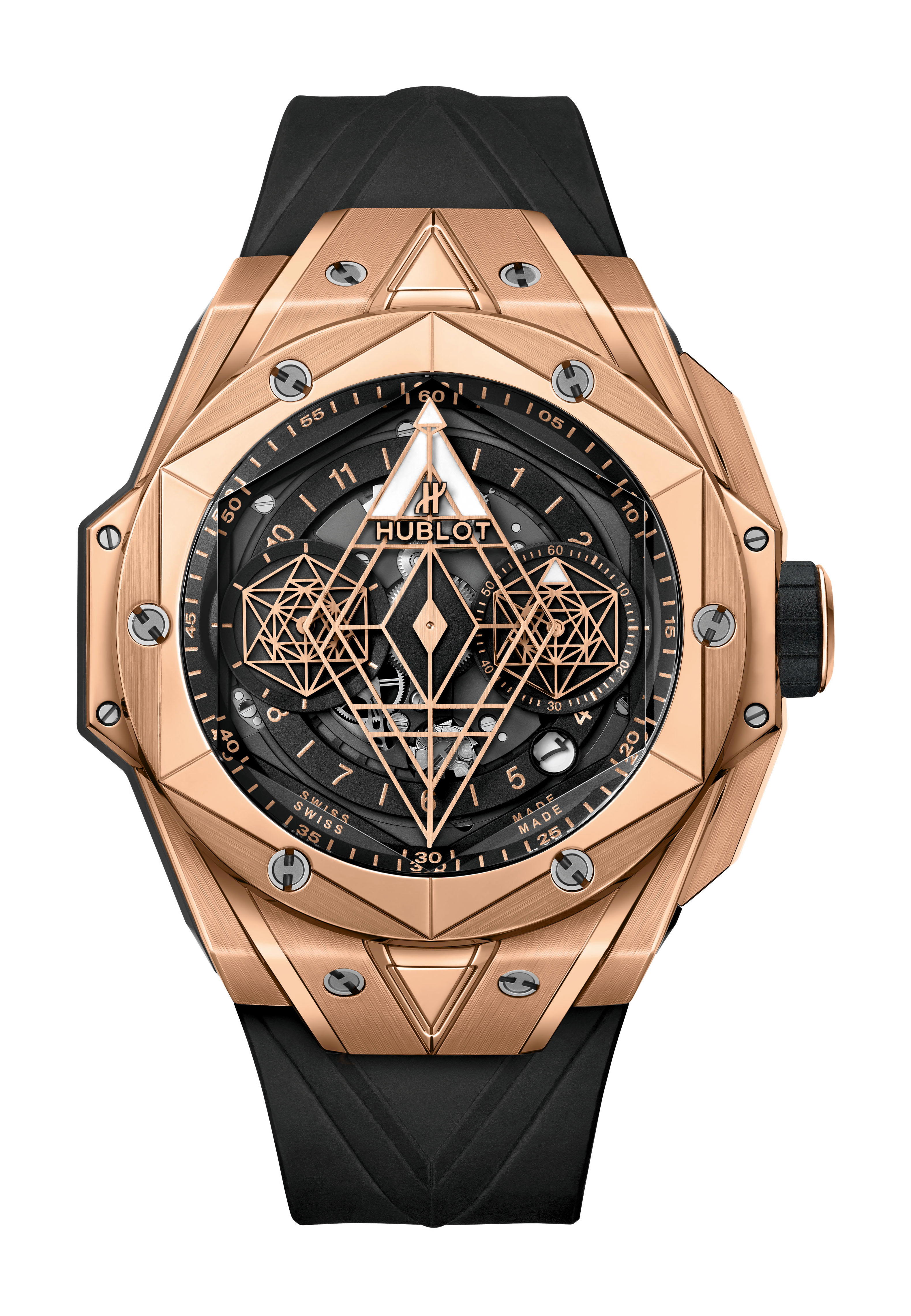 Hublot Big Bang Unico Sang Bleu II King Gold