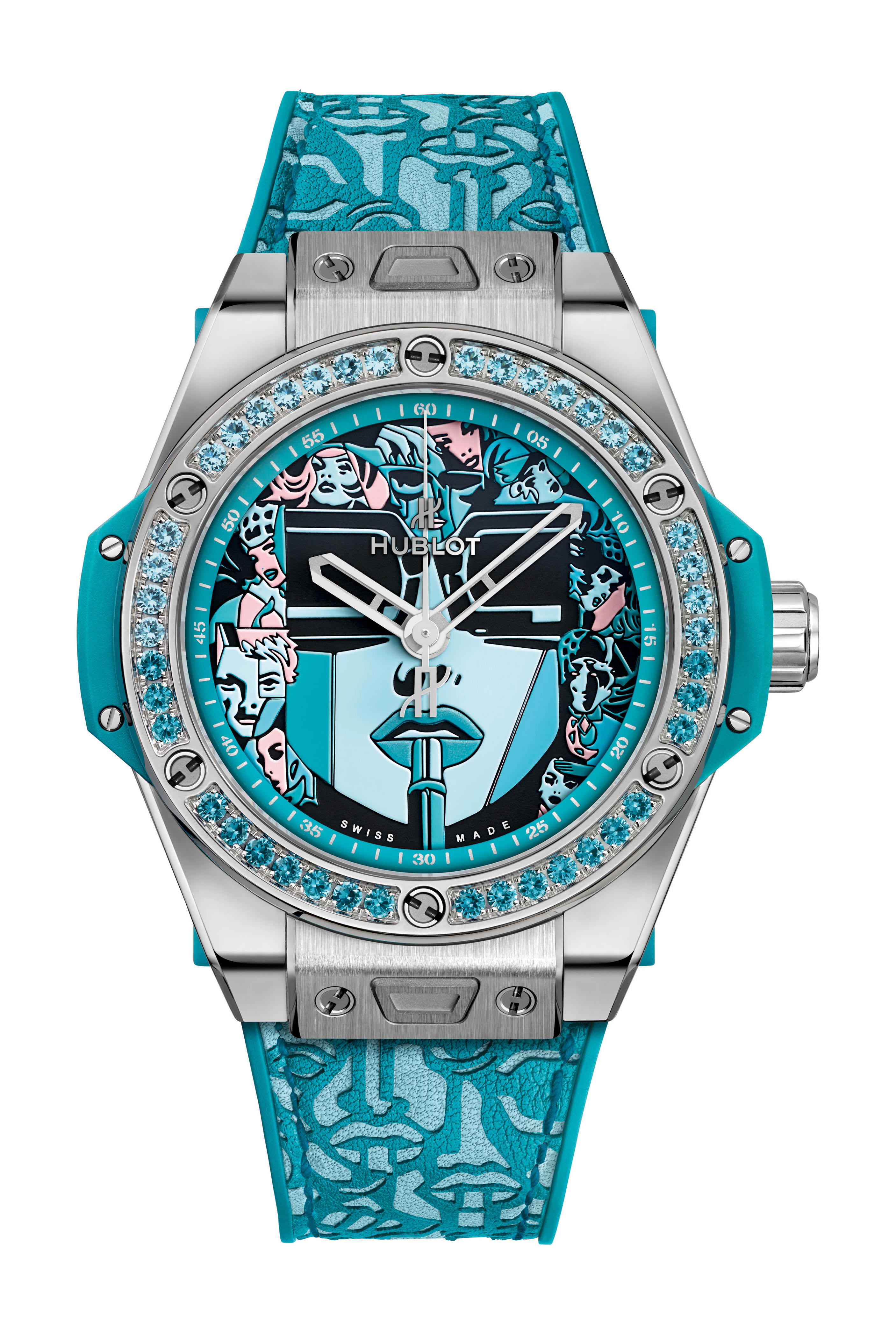 Hublot Big Bang One Click Marc Ferrero Steel Turquoise