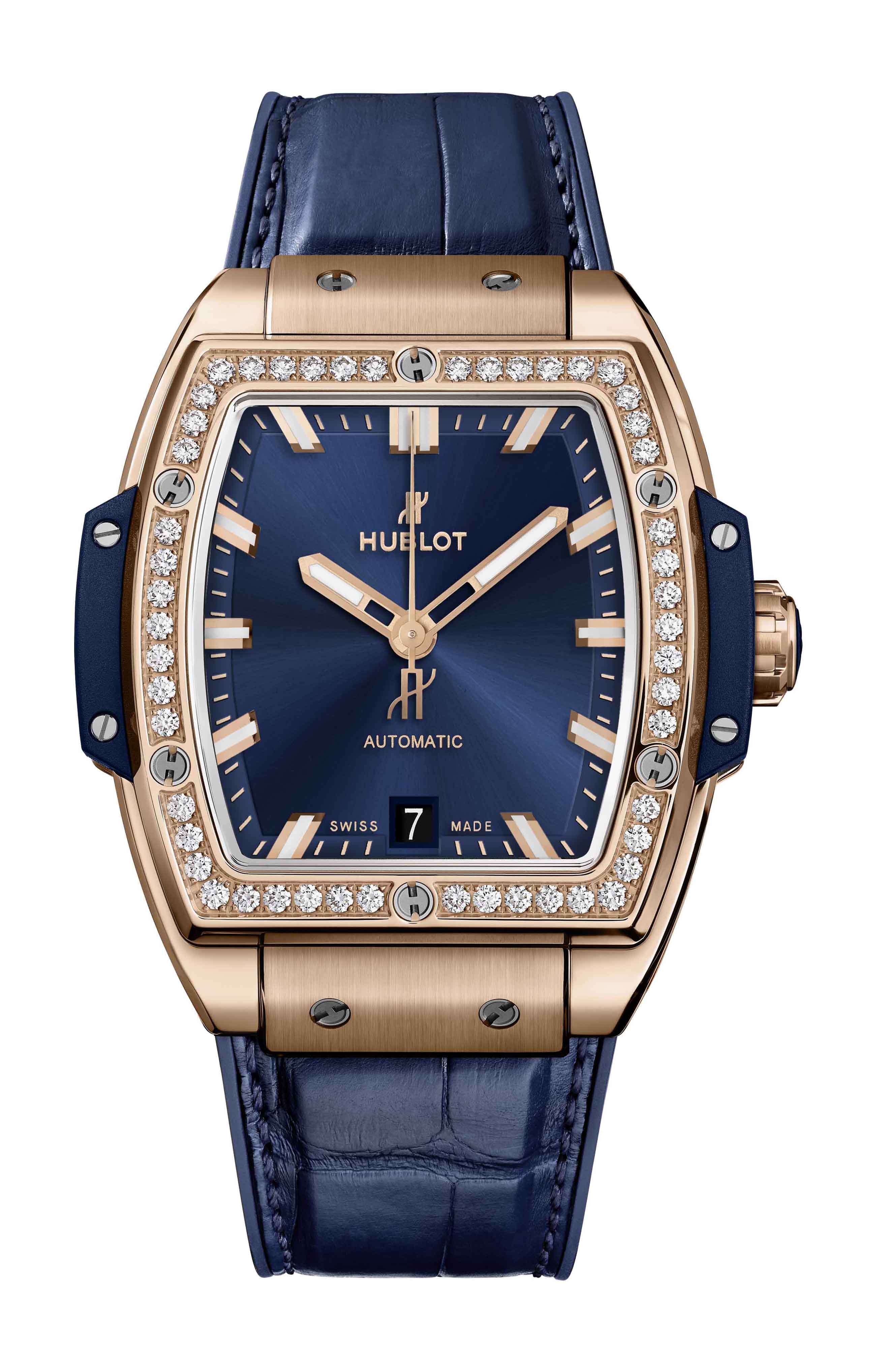 Hublot Spirit of Big Bang King Gold Blue Diamonds