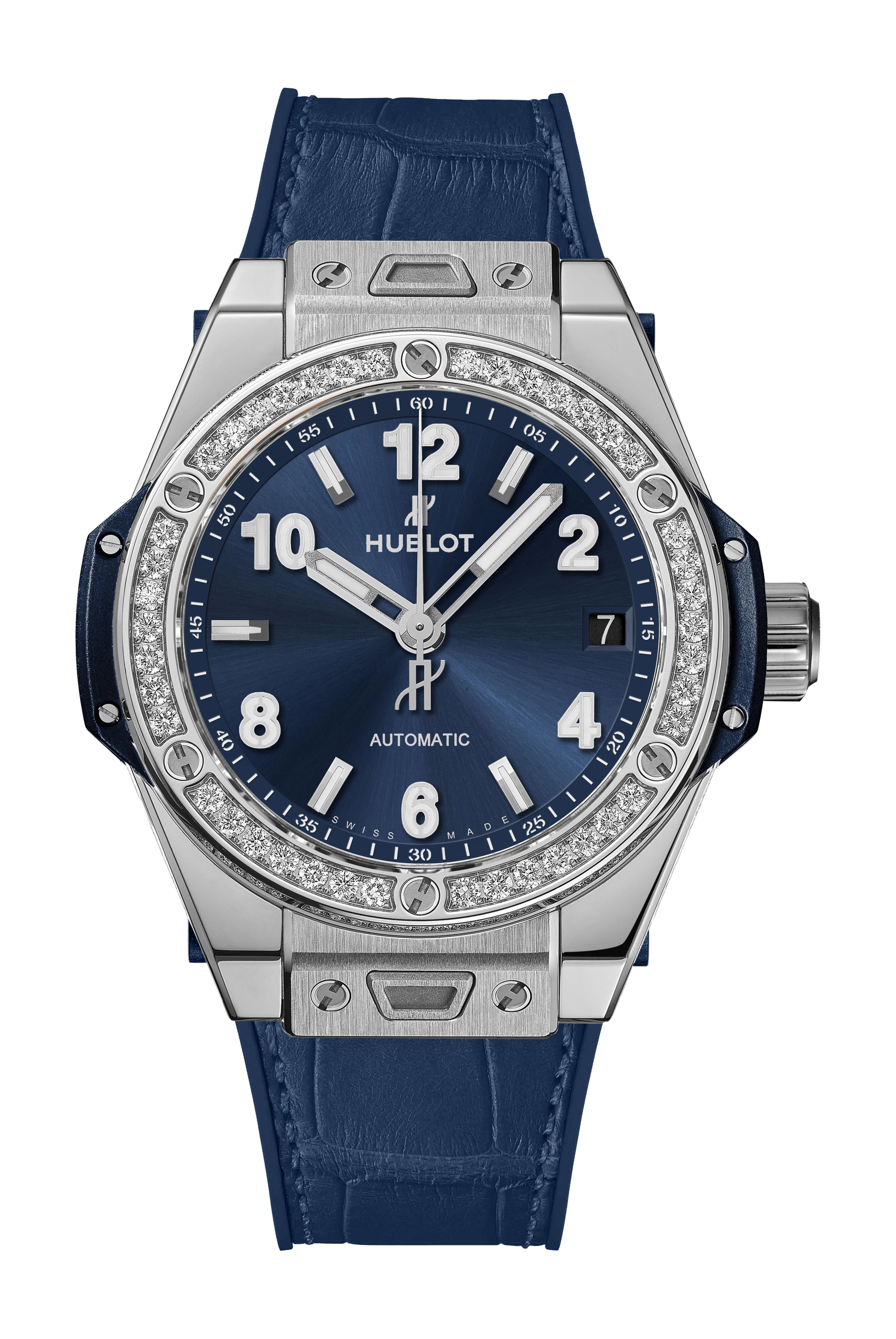 Hublot Big Bang One Click Steel Blue Diamonds