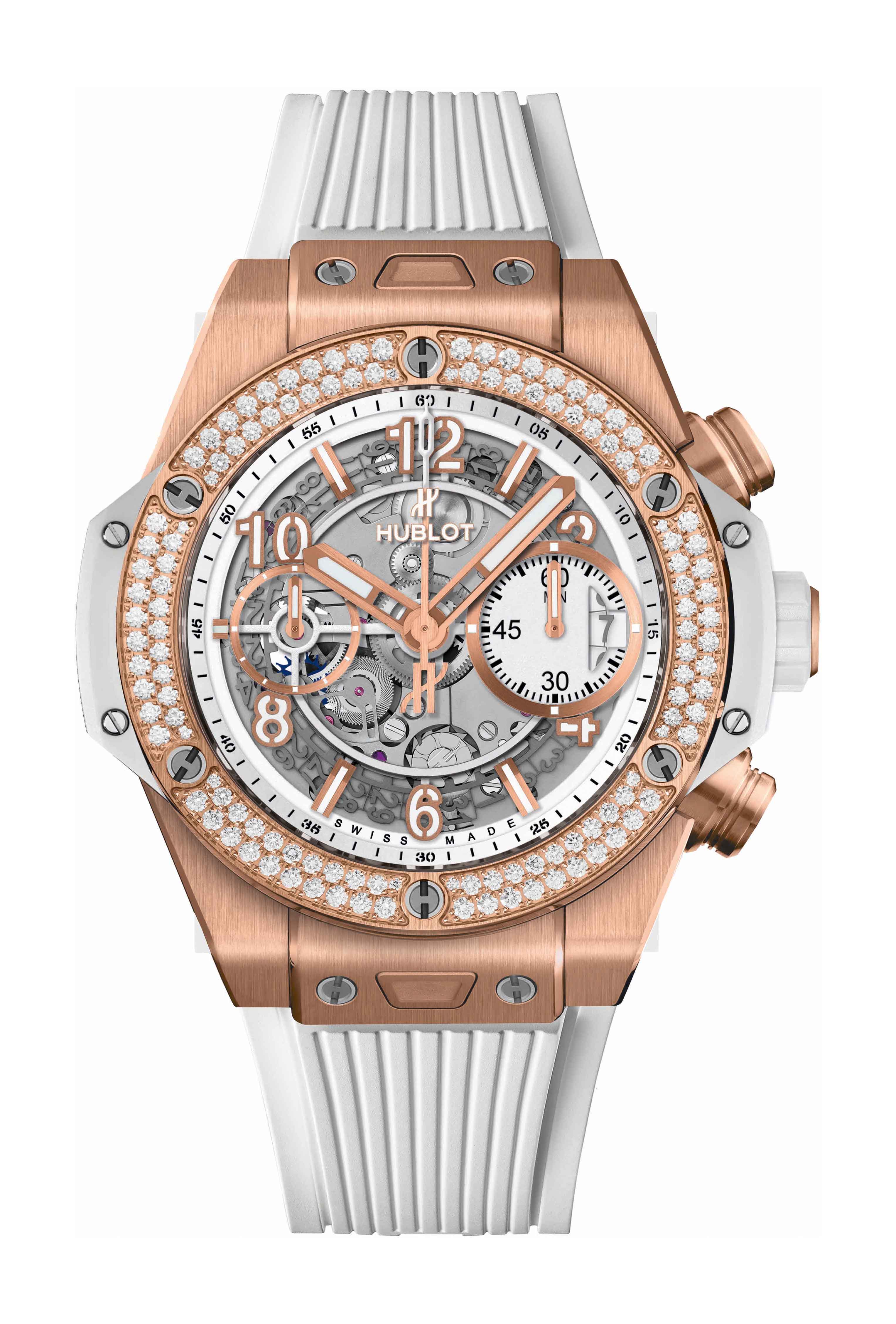 Hublot Big Bang Unico King Gold White Diamonds