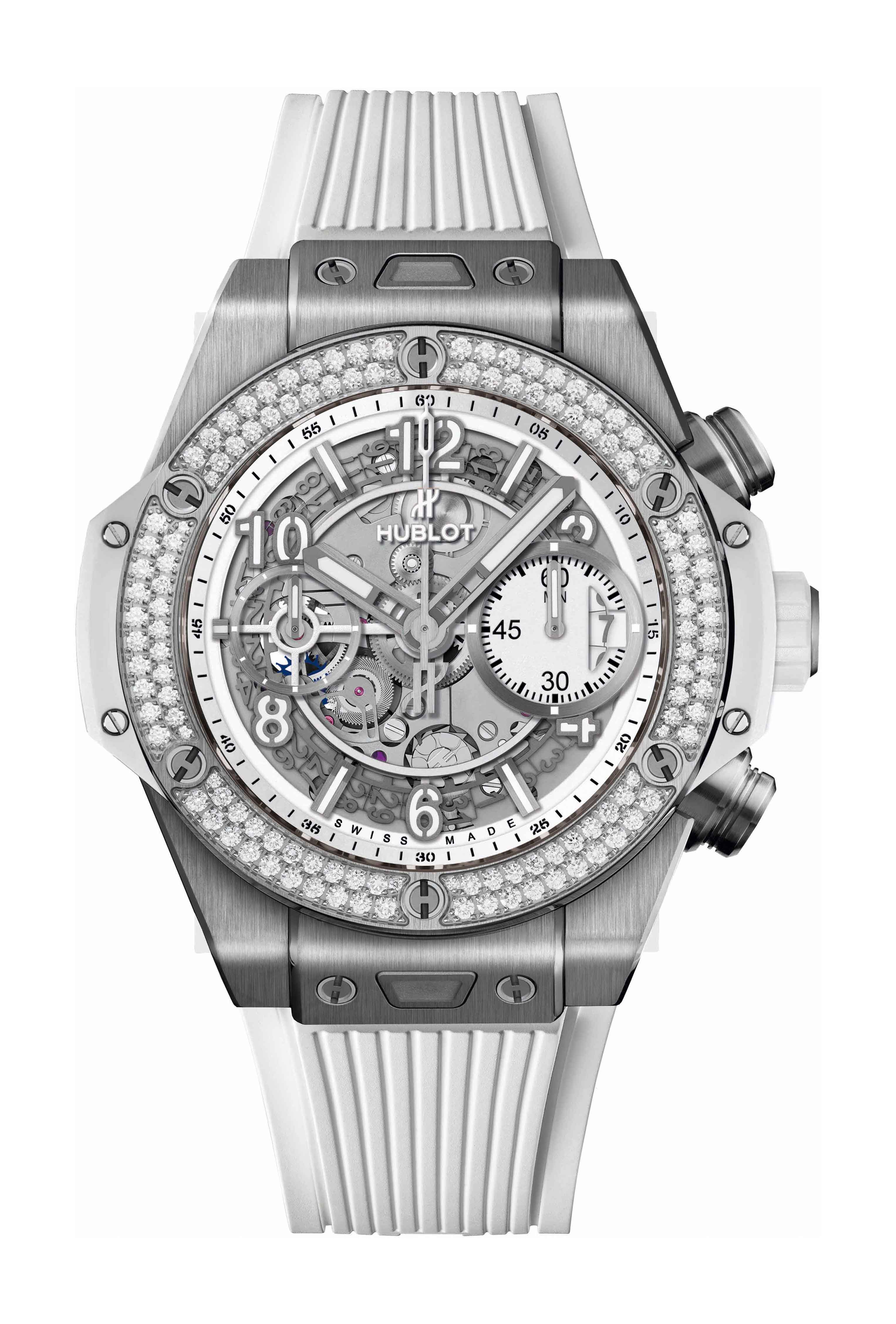 Hublot Big Bang Unico Titanium White Diamonds