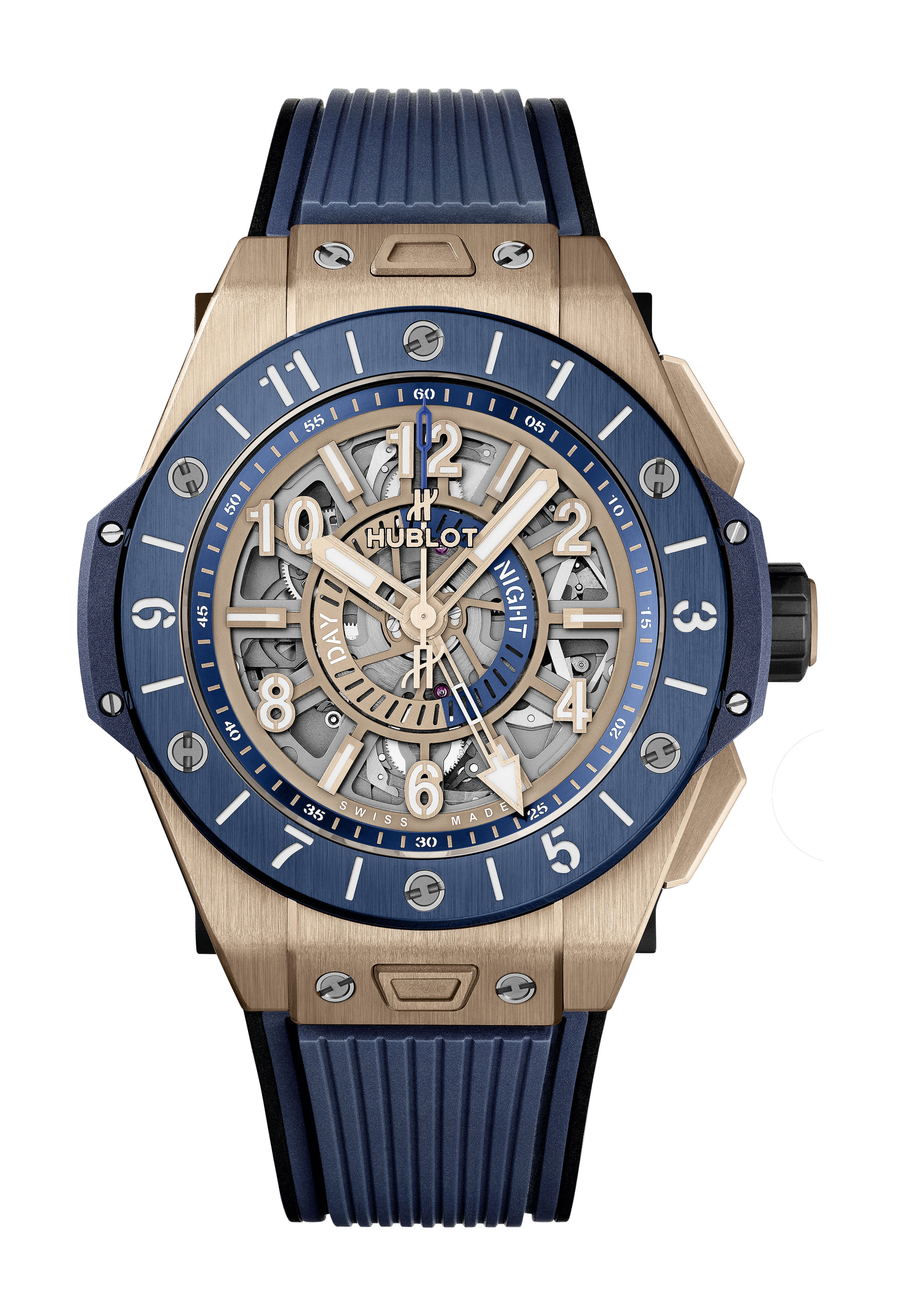 Hublot Big Bang Unico Gmt King Gold Blue Ceramic