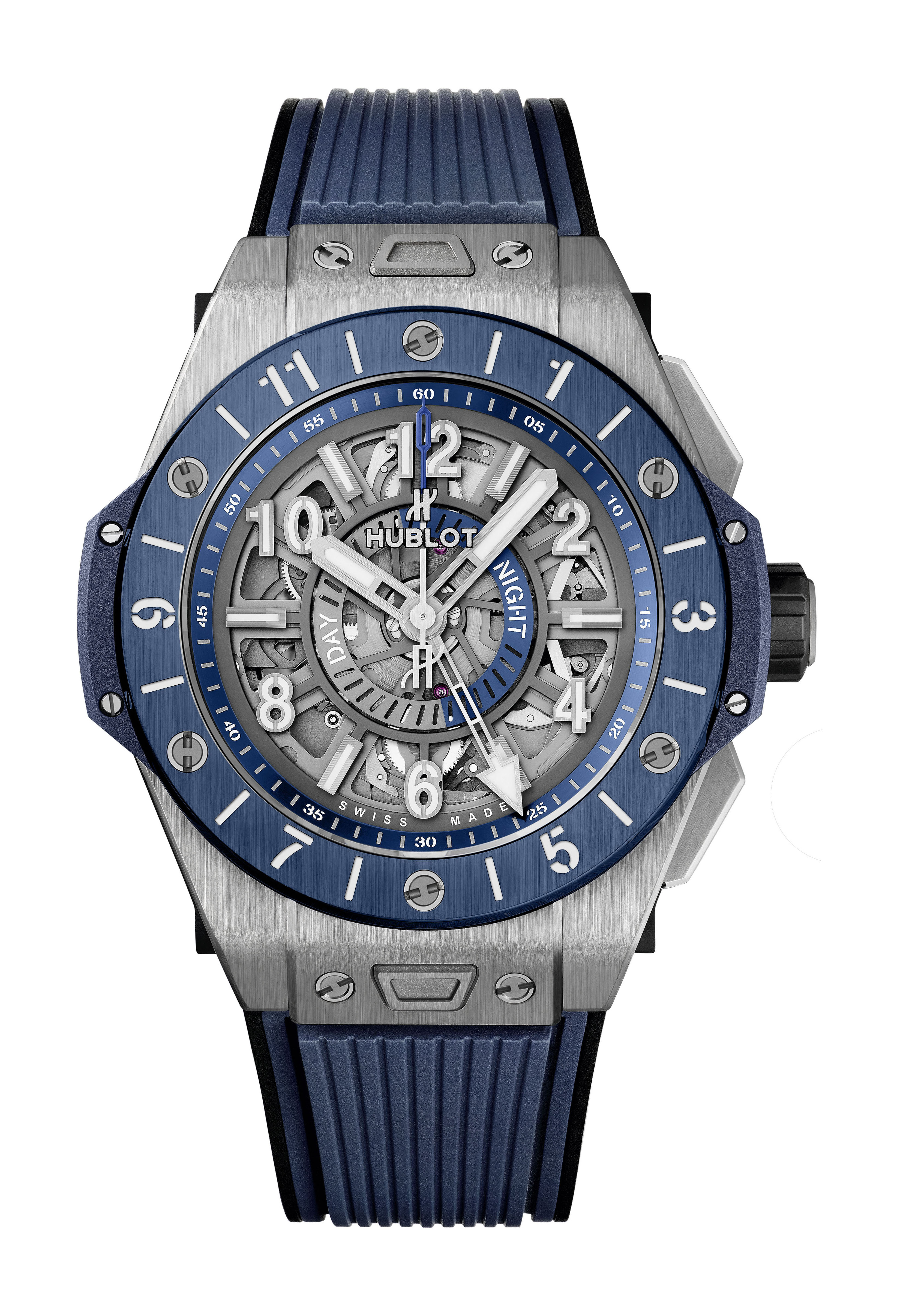 Hublot Big Bang Unico Gmt Titanium Blue Ceramic