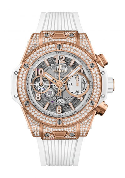 Hublot Big Bang Unico King Gold White Pavé 42mm
