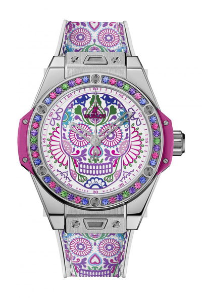 Hublot Big Bang One Click Calavera Catrina Steel