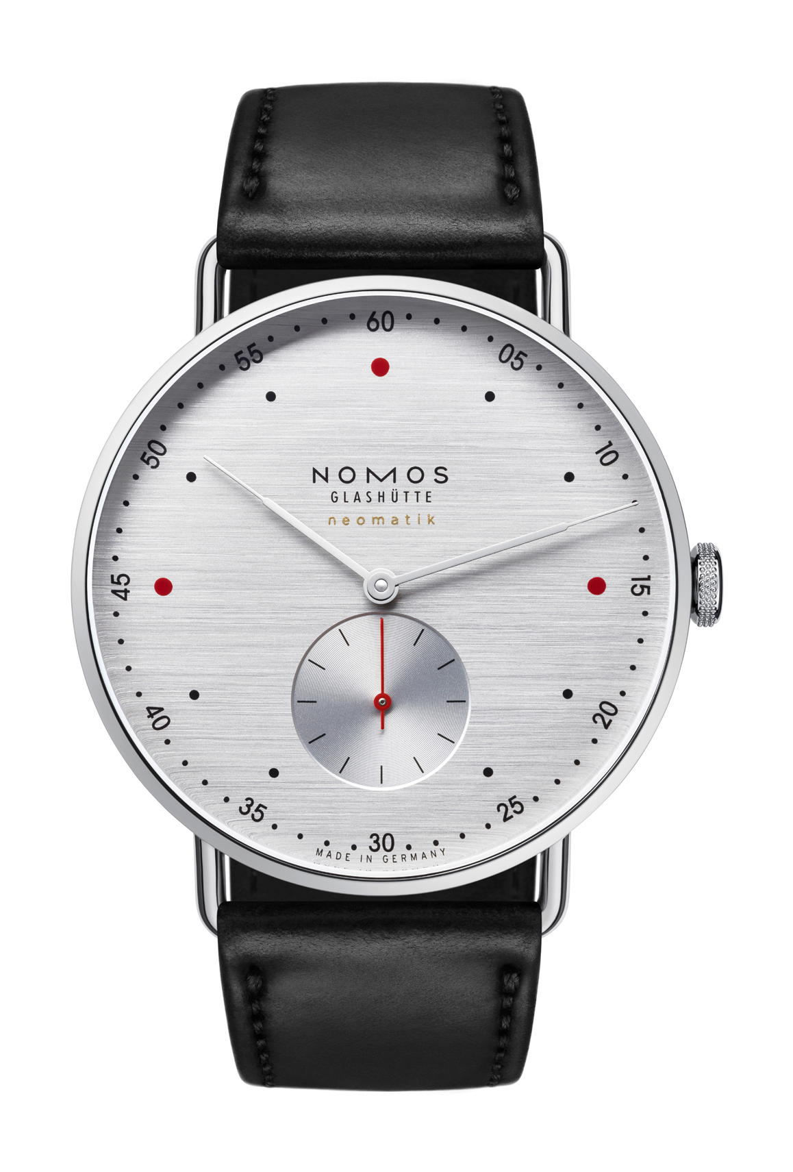 Nomos Glashütte Metro neomatik 39 silvercut