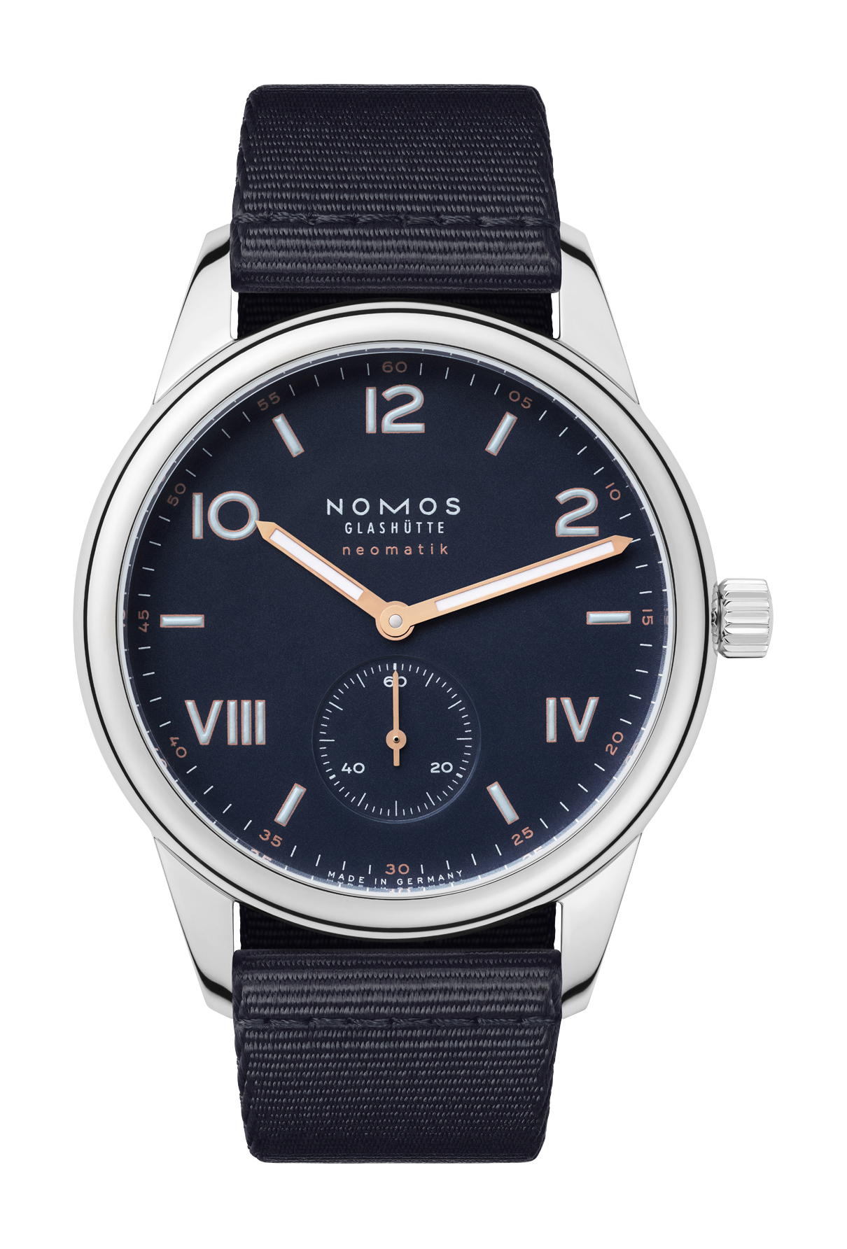 Nomos Glashütte Club Campus neomatik 39 midnight blue