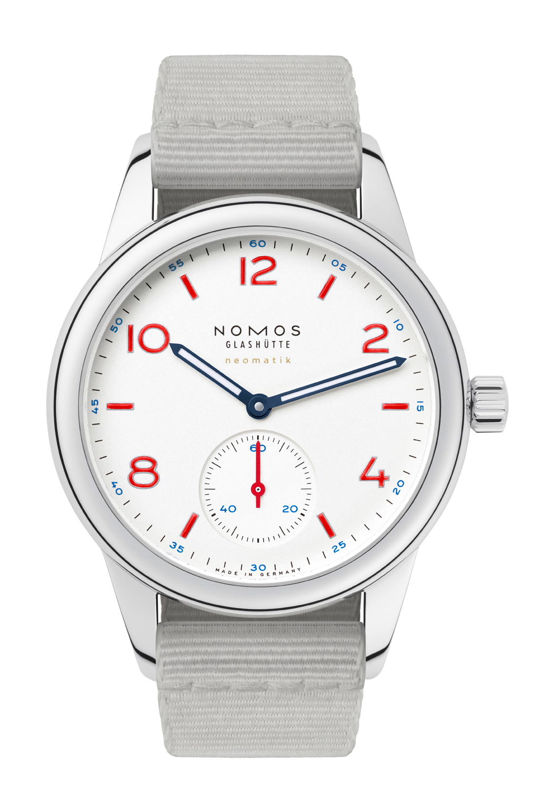 Nomos Glashütte Club neomatik siren white