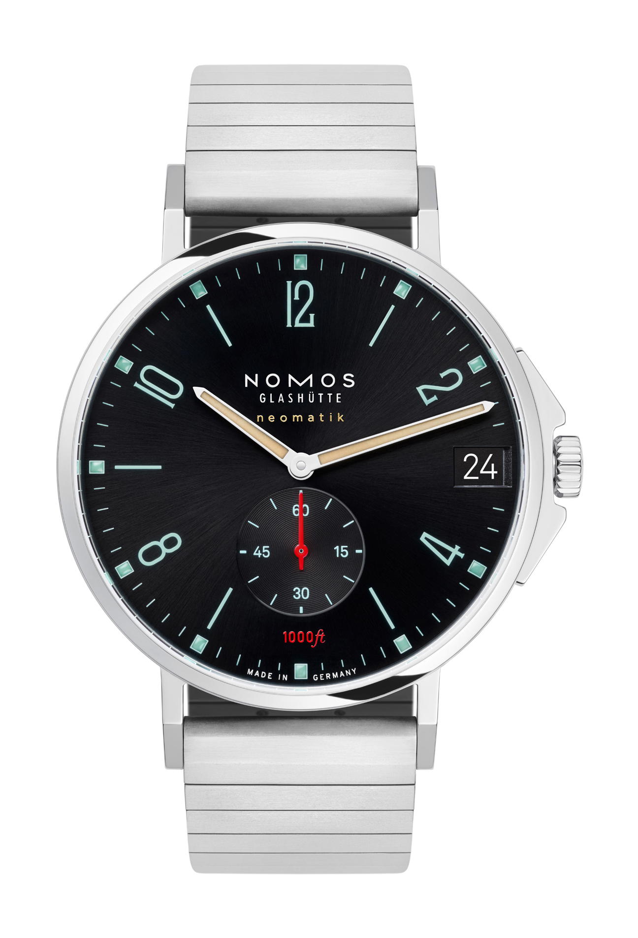 Nomos Glashütte Tangente Sport neomatik 42 date marine black