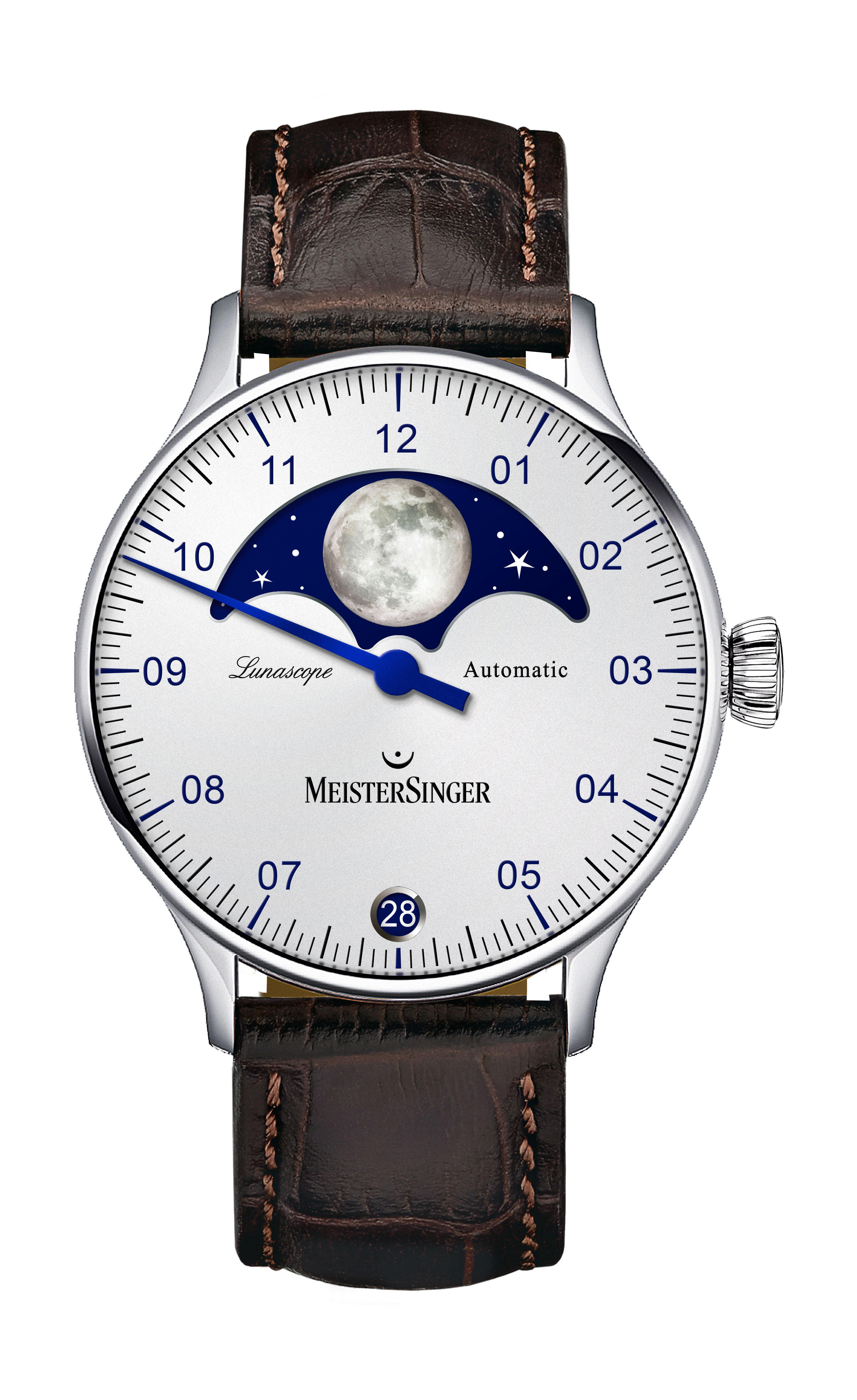 MeisterSinger Lunascope Opalin Silver