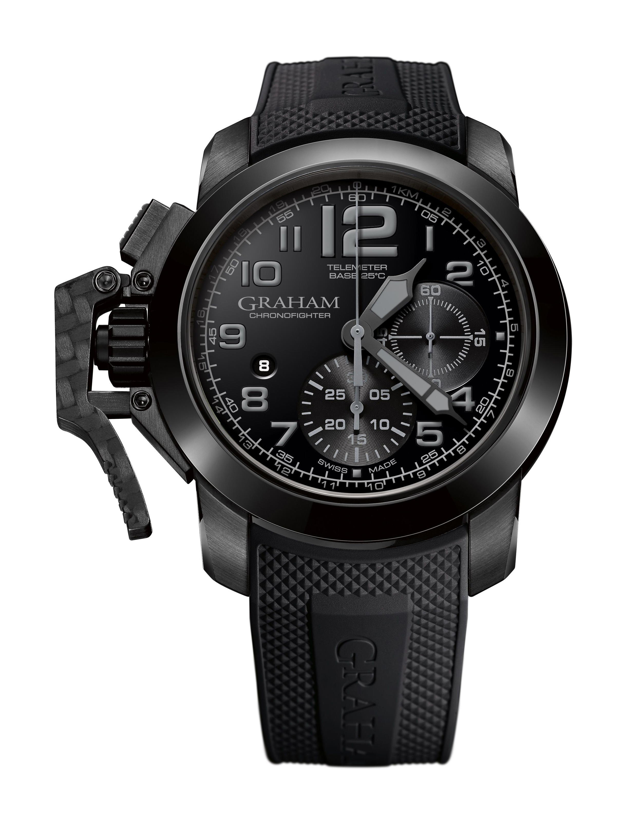 Graham Chronofighter Steel Black & White