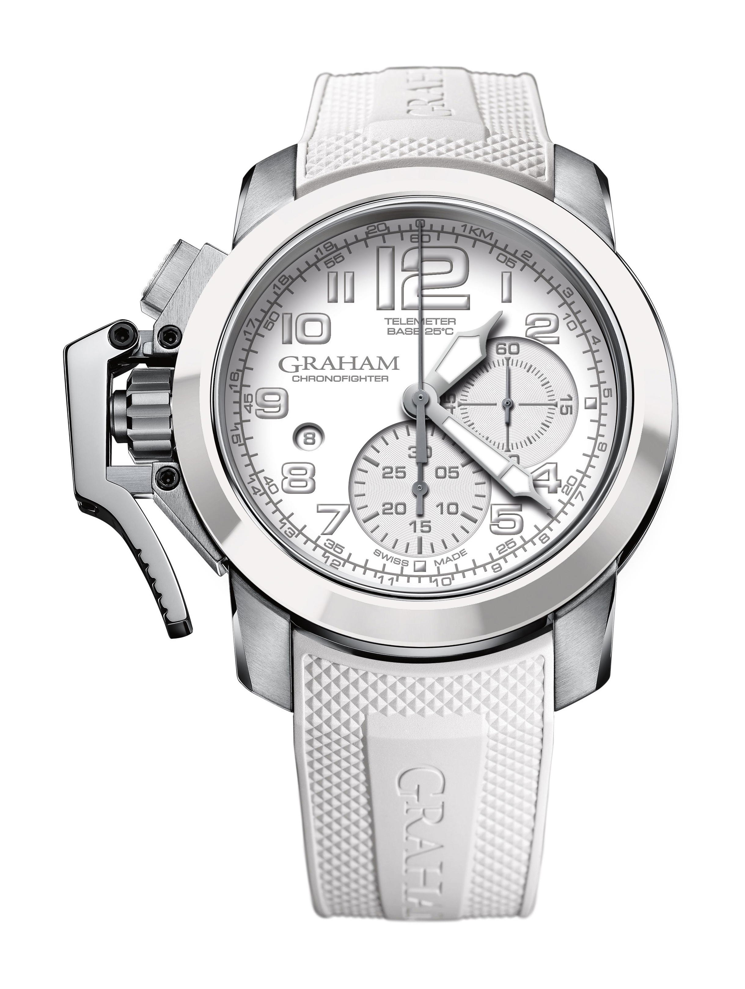 Graham Chronofighter Steel Black & White