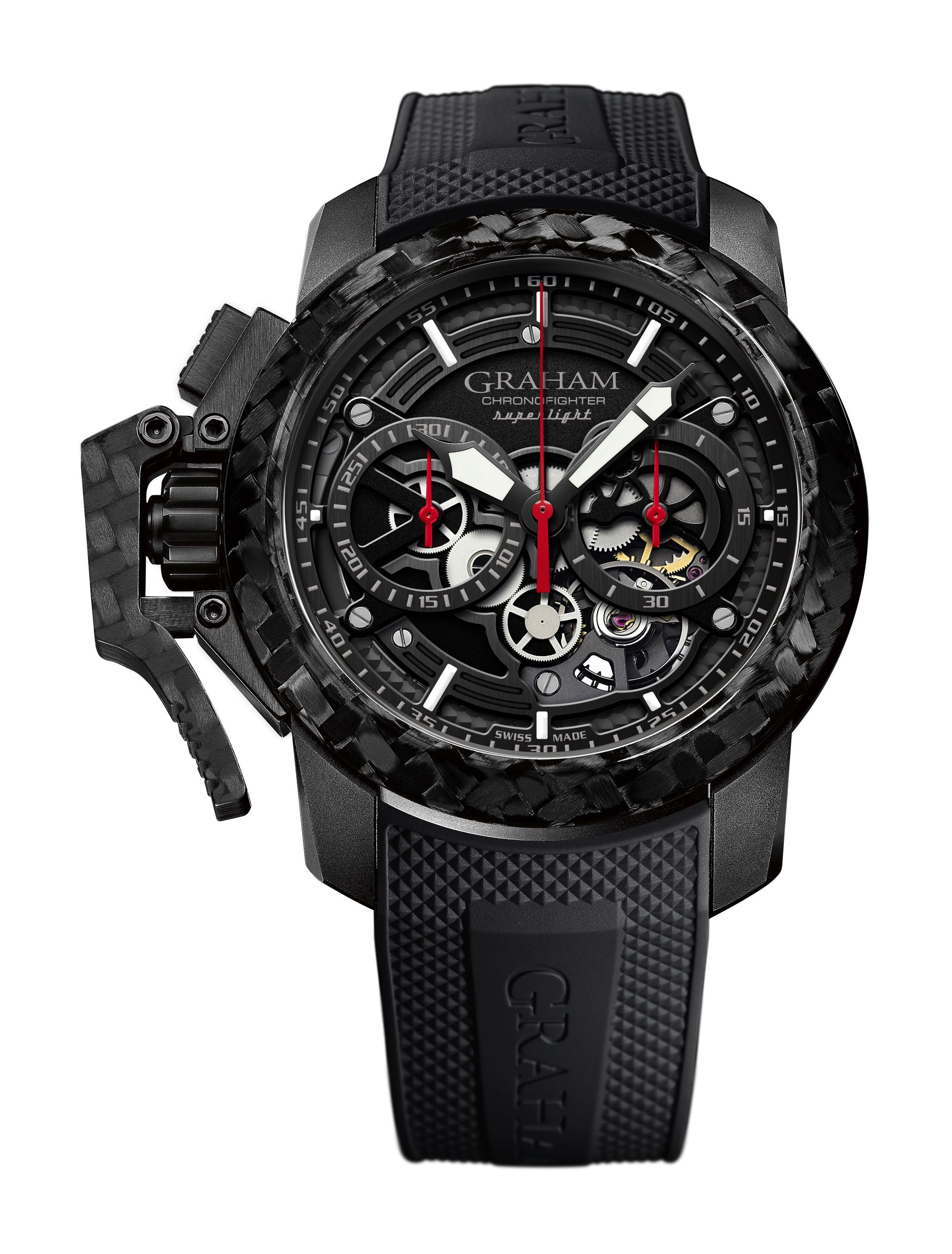Graham Chronofighter Superlight Carbon Skeleton