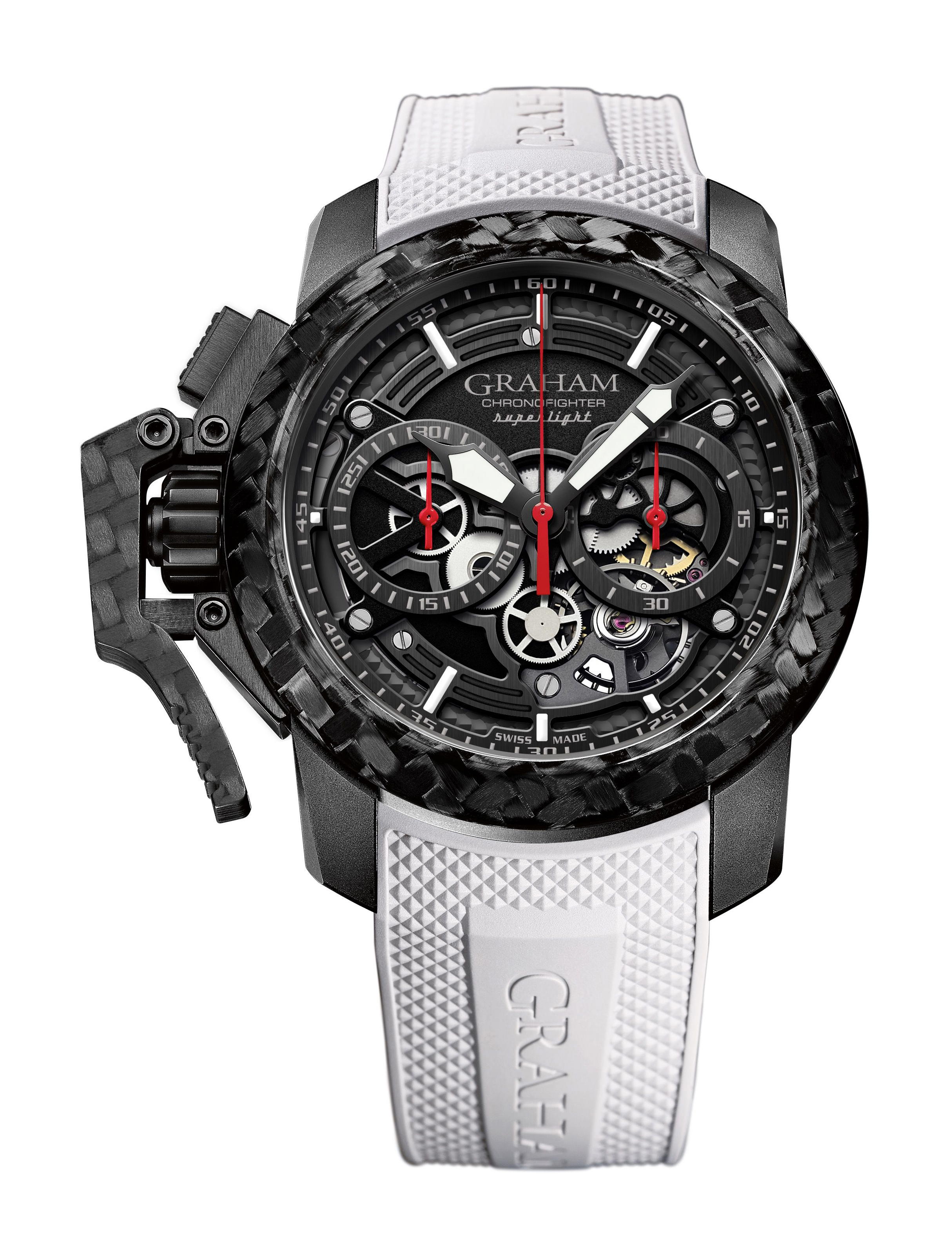 Graham Chronofighter Superlight Carbon Skeleton