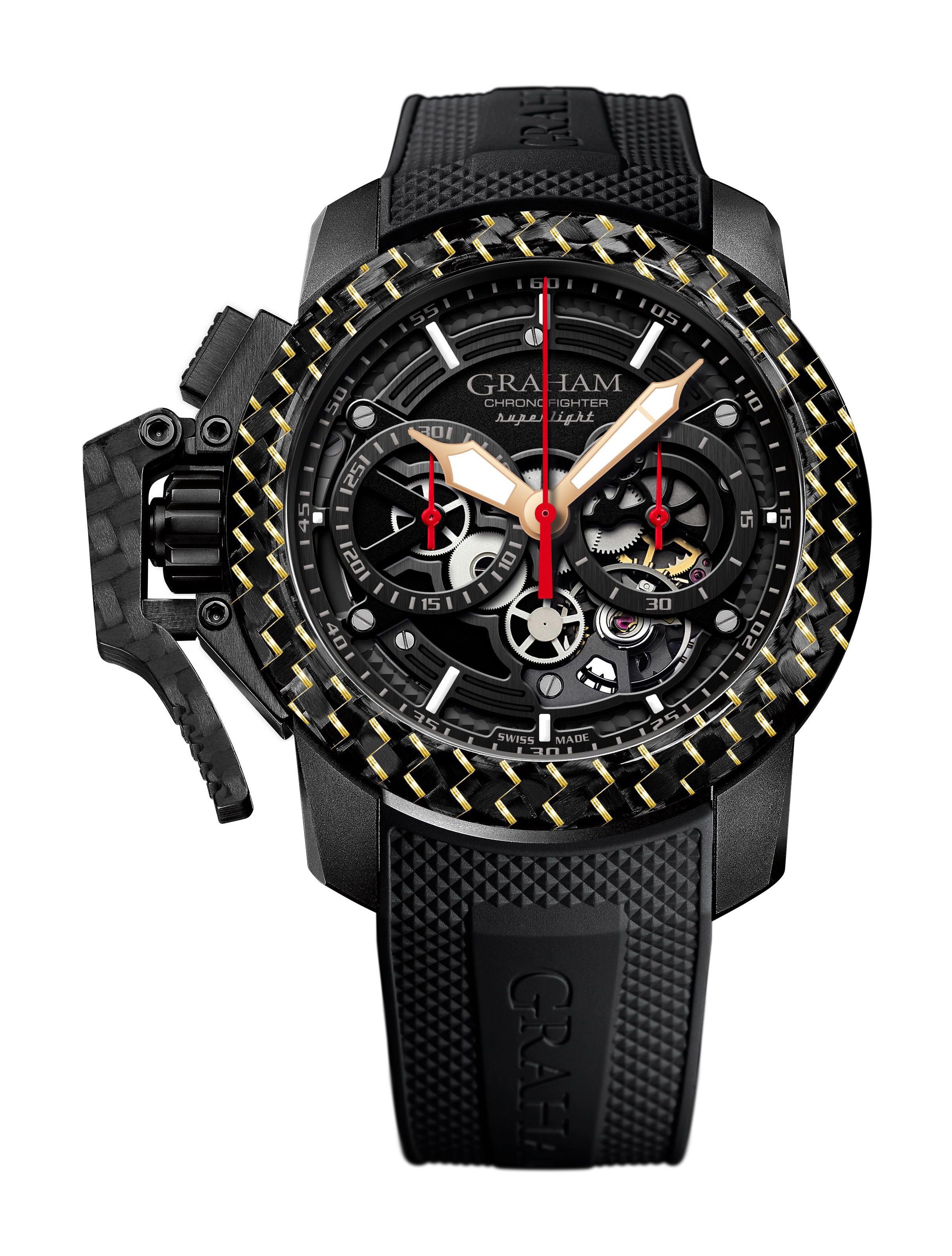 Graham Chronofighter Superlight Carbon Skeleton
