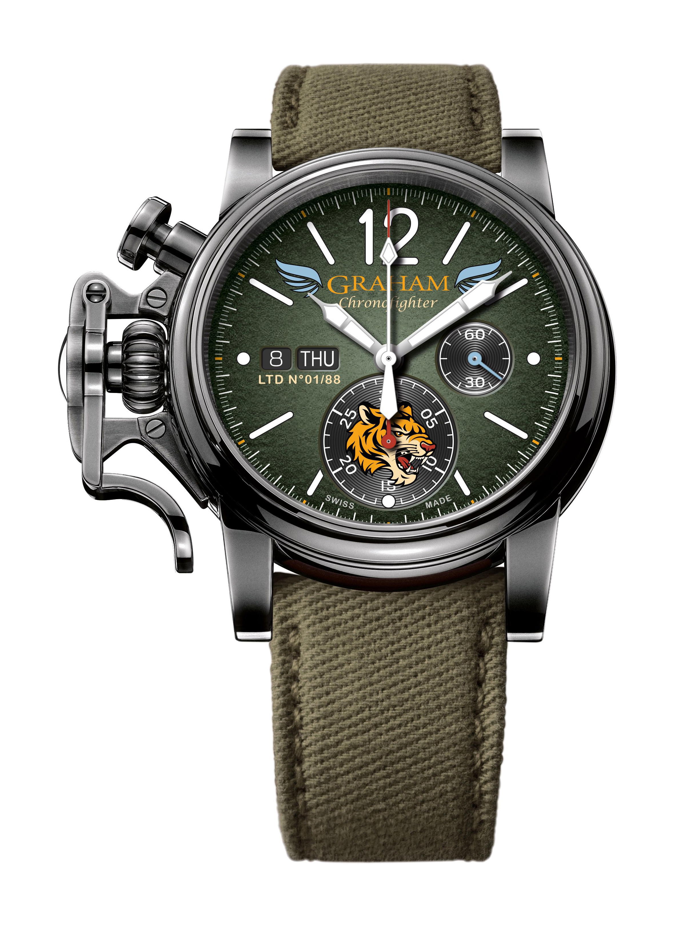 Graham Chronofighter Vintage Flying Tigers Ltd