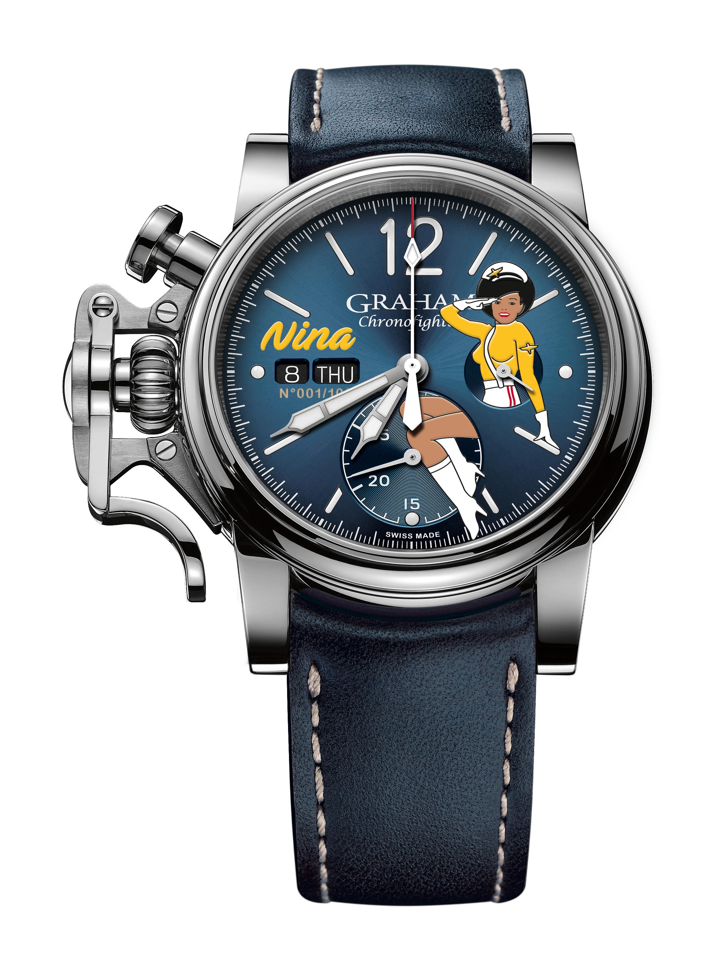 Graham Chronofighter Vintage Nose Art Ltd