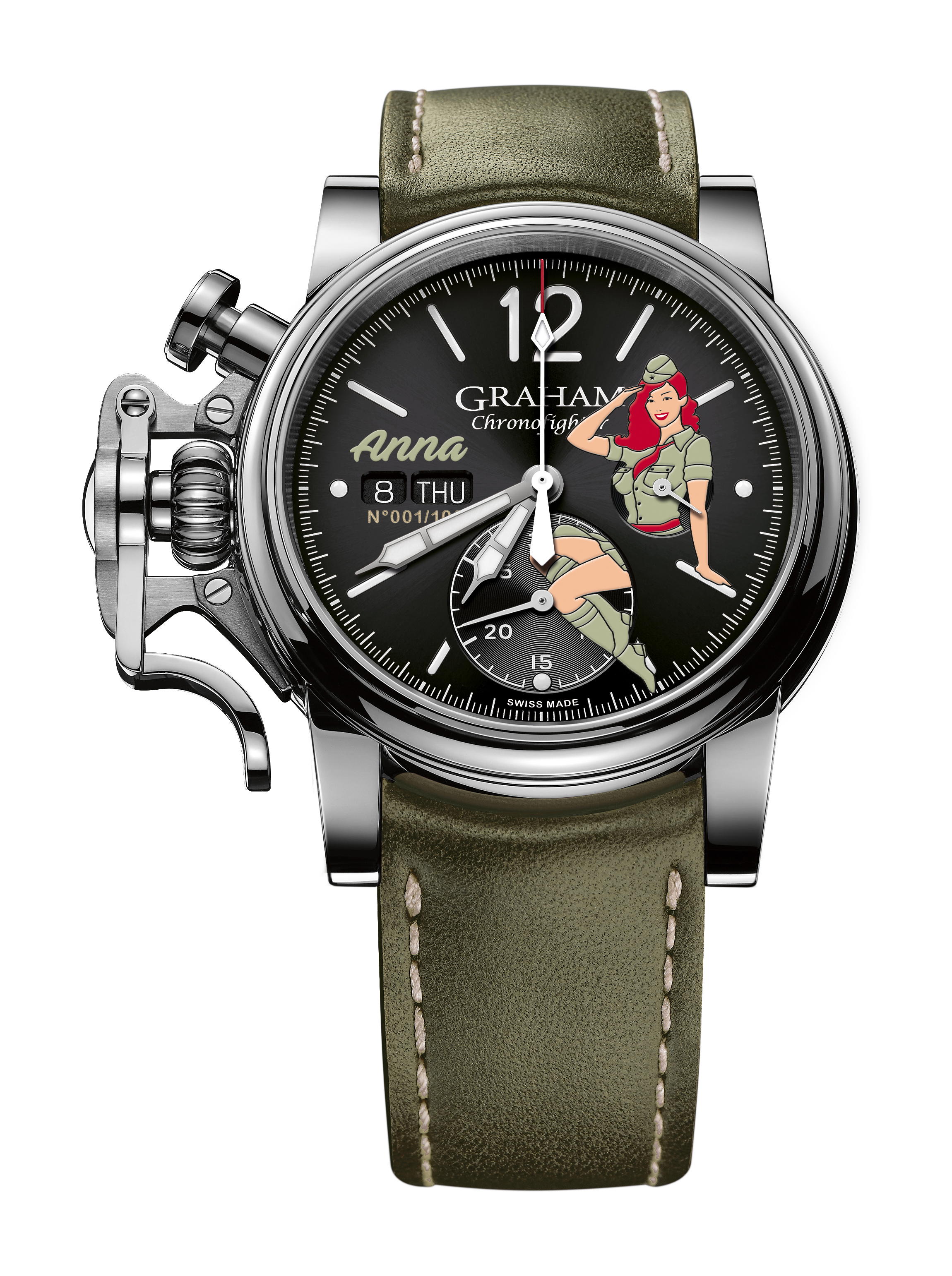 Graham Chronofighter Vintage Nose Art Ltd