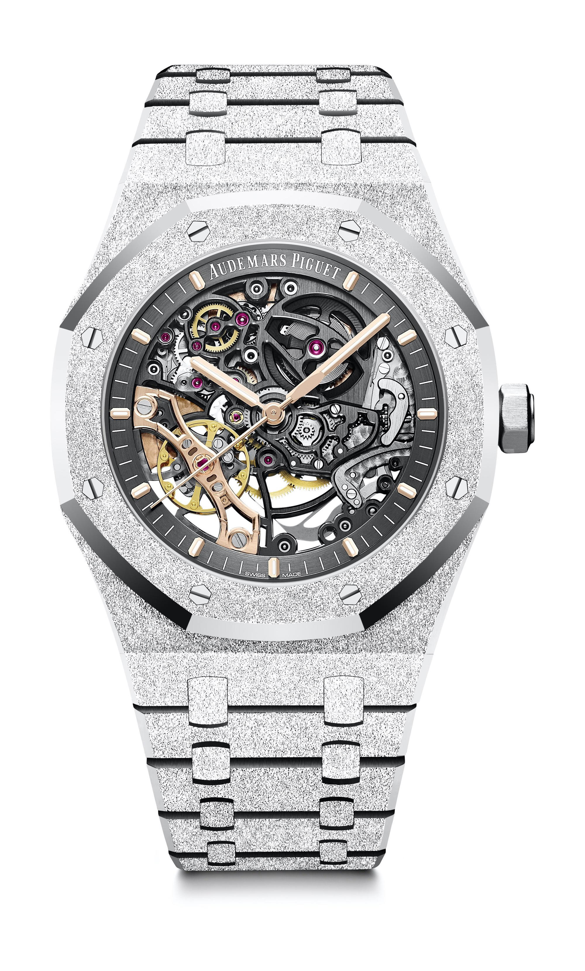 Audemars Piguet Royal Oak Frosted Gold Double Balance Wheel Openworked