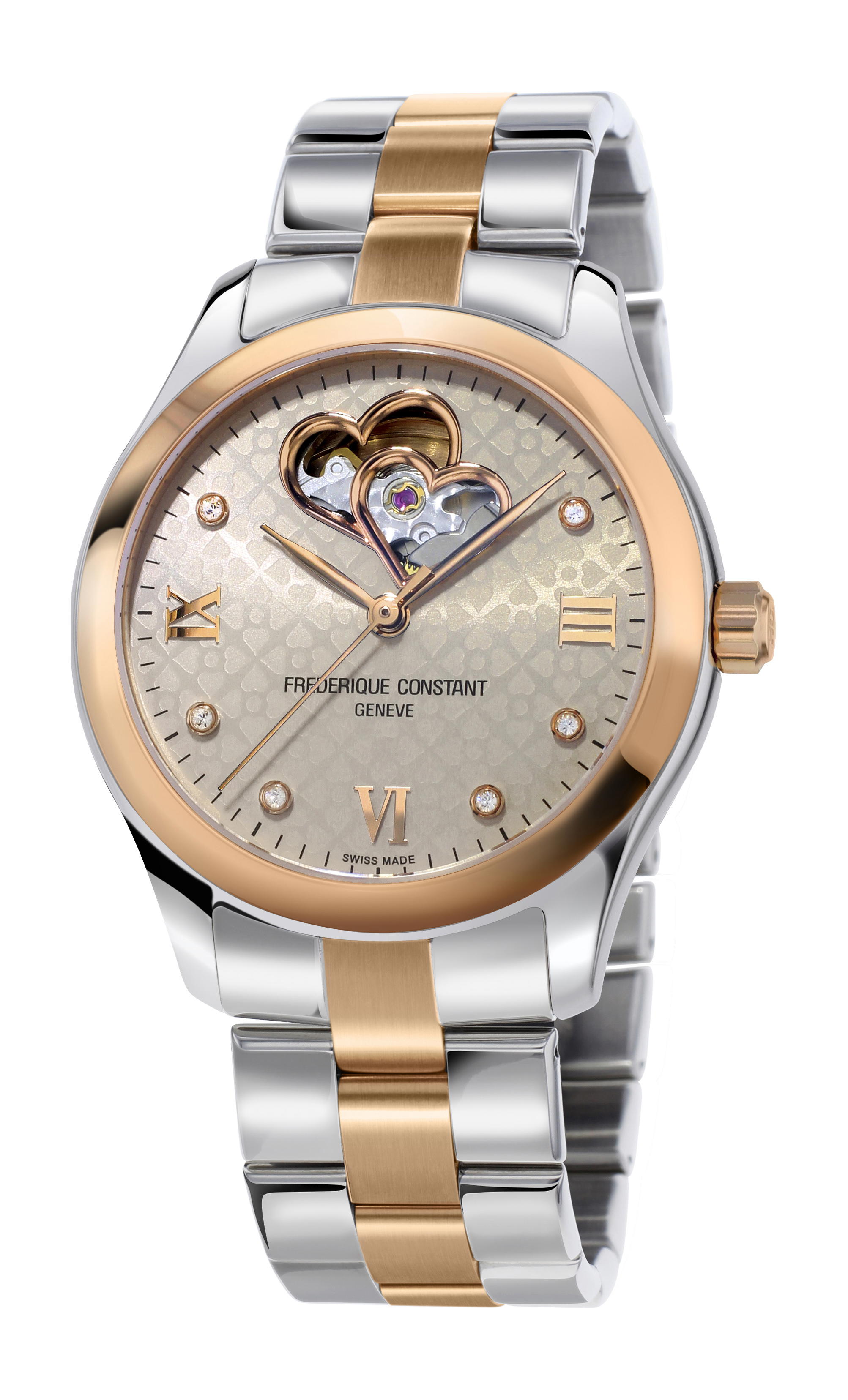 Frederique Constant Classic Ladies Automatic Double Heart Beat