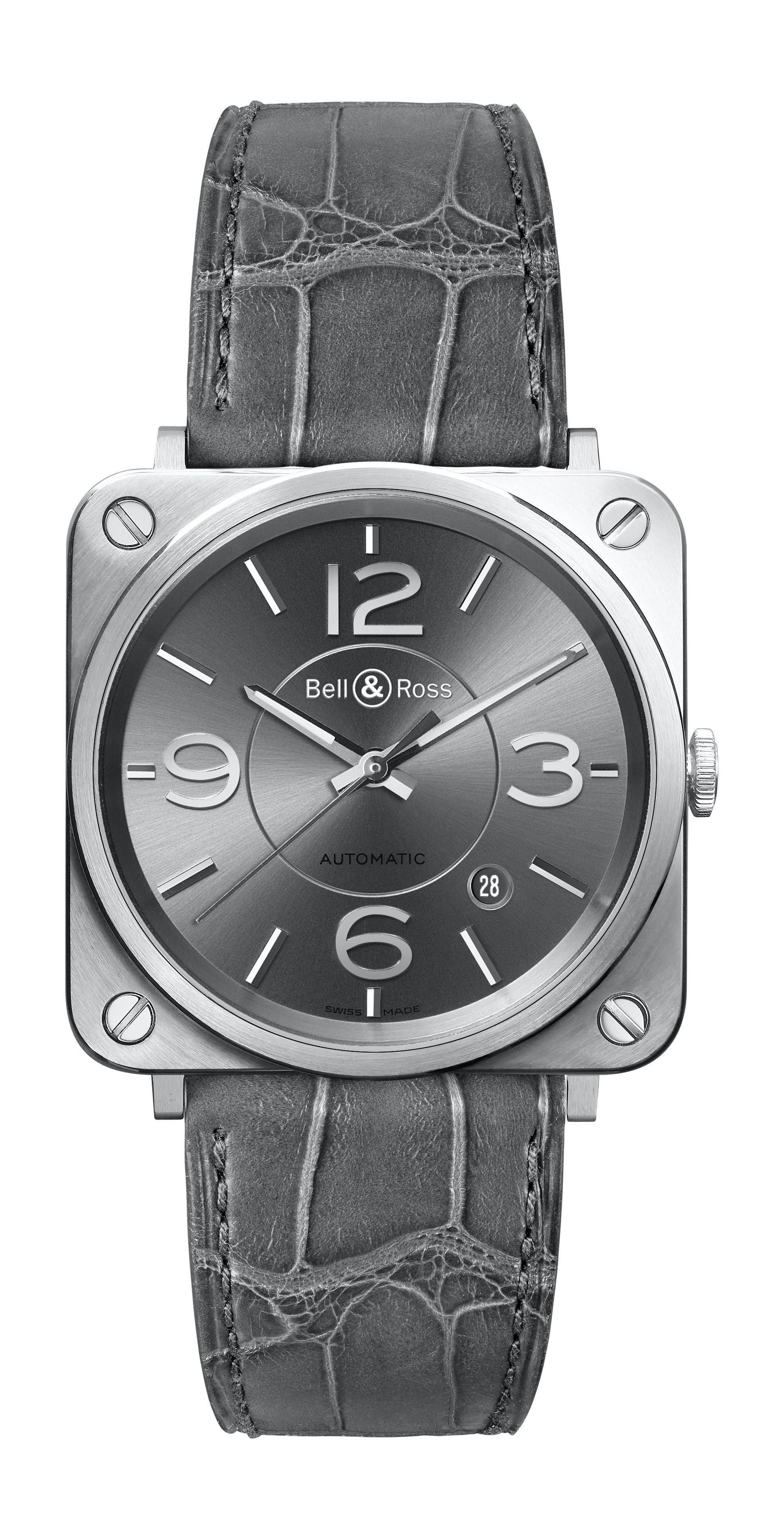 Bell & Ross BR S-92 OFFICER RUTHENIUM 