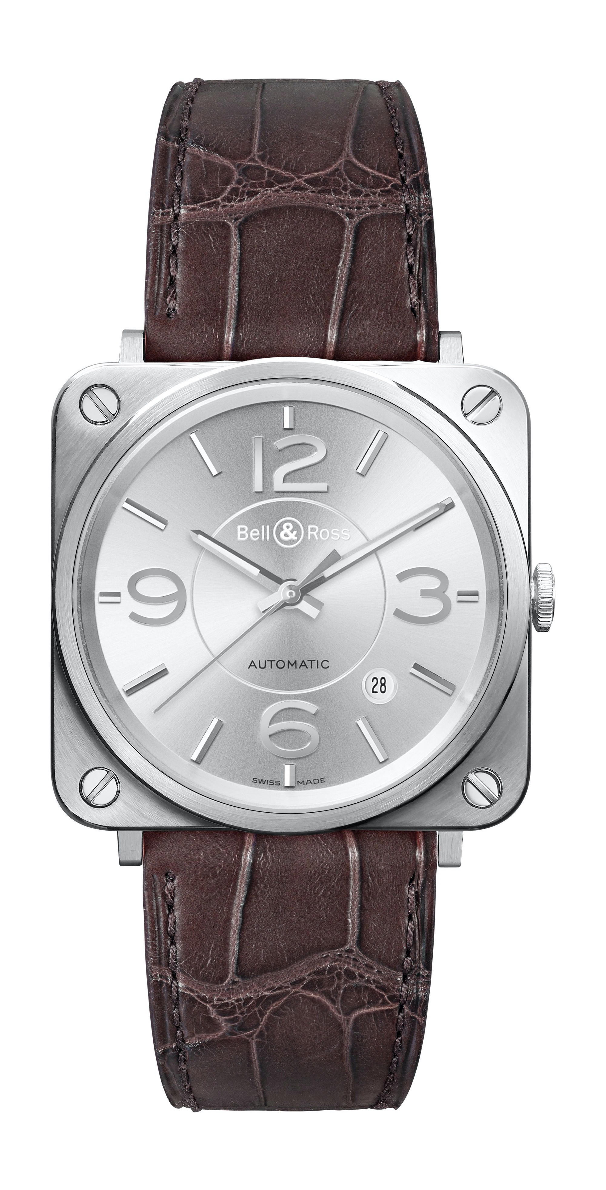 Bell & Ross BR S-92 OFFICER SILVER 