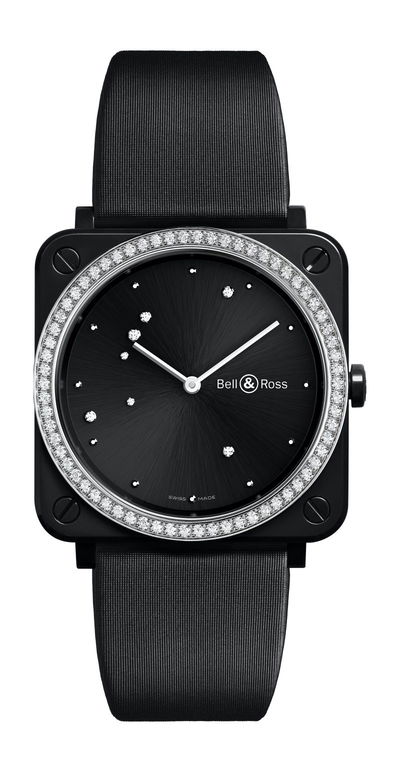 Bell &amp; Ross BR S BLACK DIAMOND EAGLE DIAMONDS 