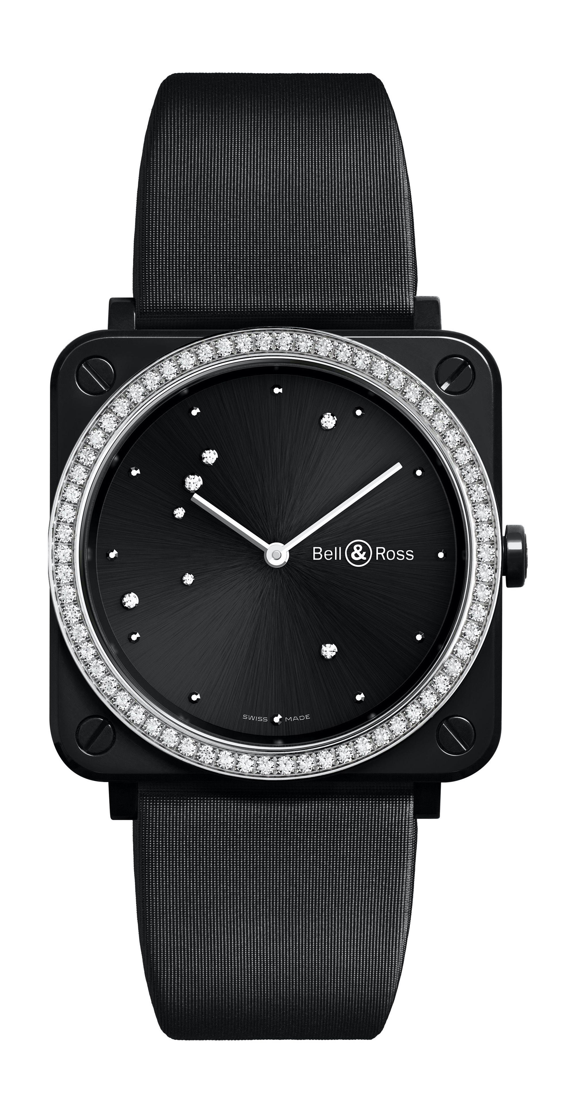 Bell & Ross BR S BLACK DIAMOND EAGLE DIAMONDS 