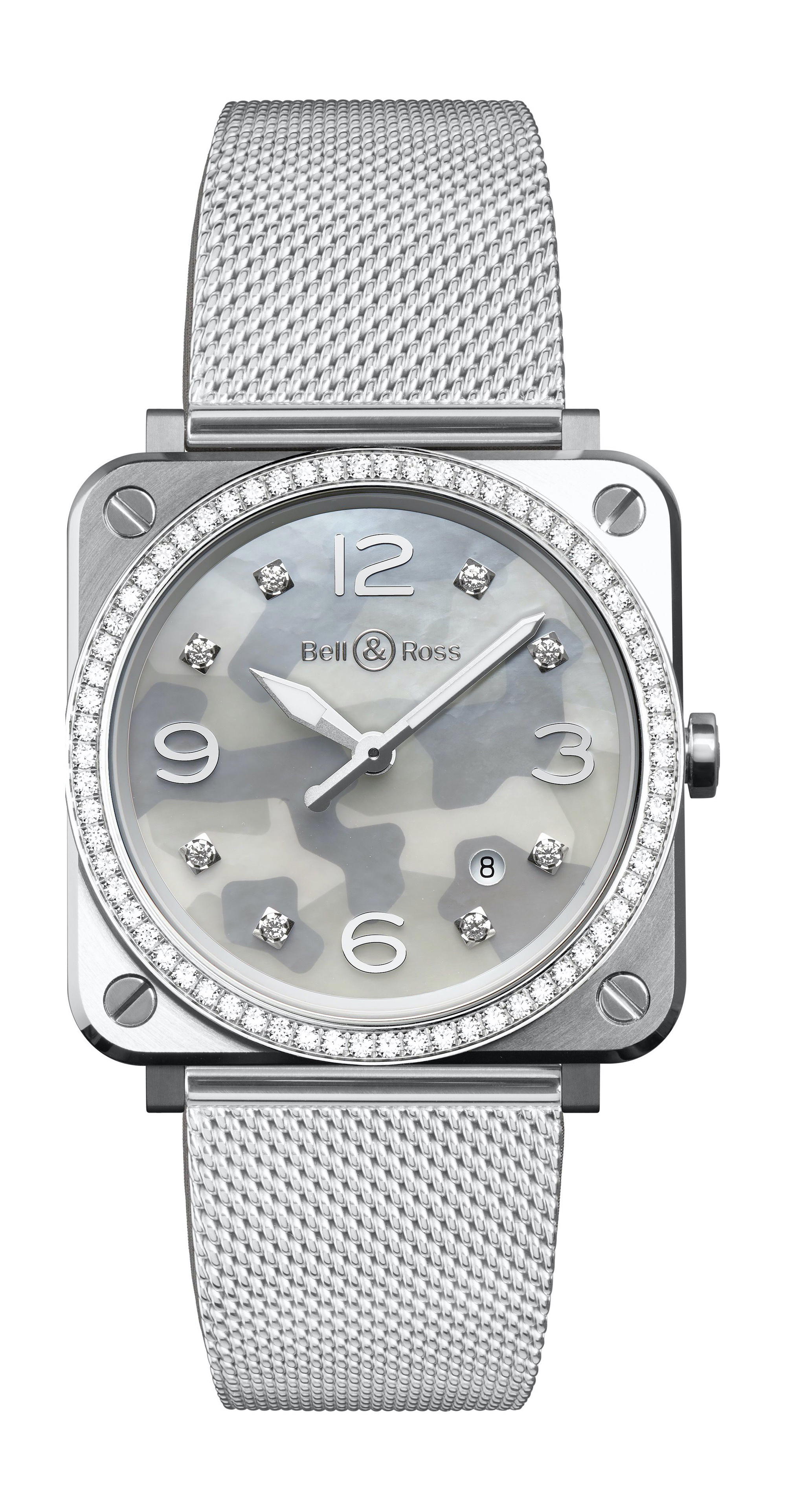 Bell & Ross BR S Grey Camouflage Diamonds