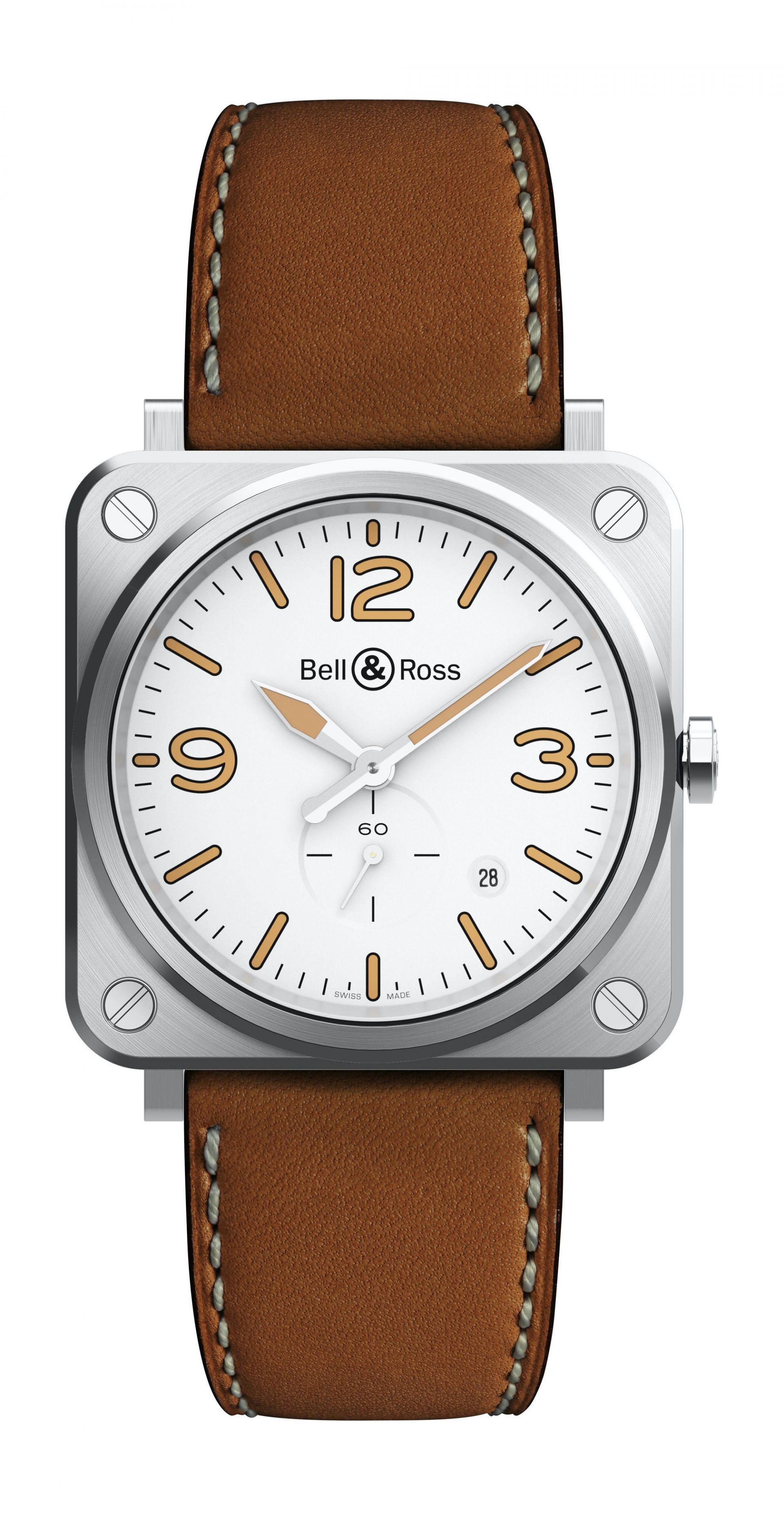 Bell \u0026 Ross BR S STEEL HERITAGE W – BRS 