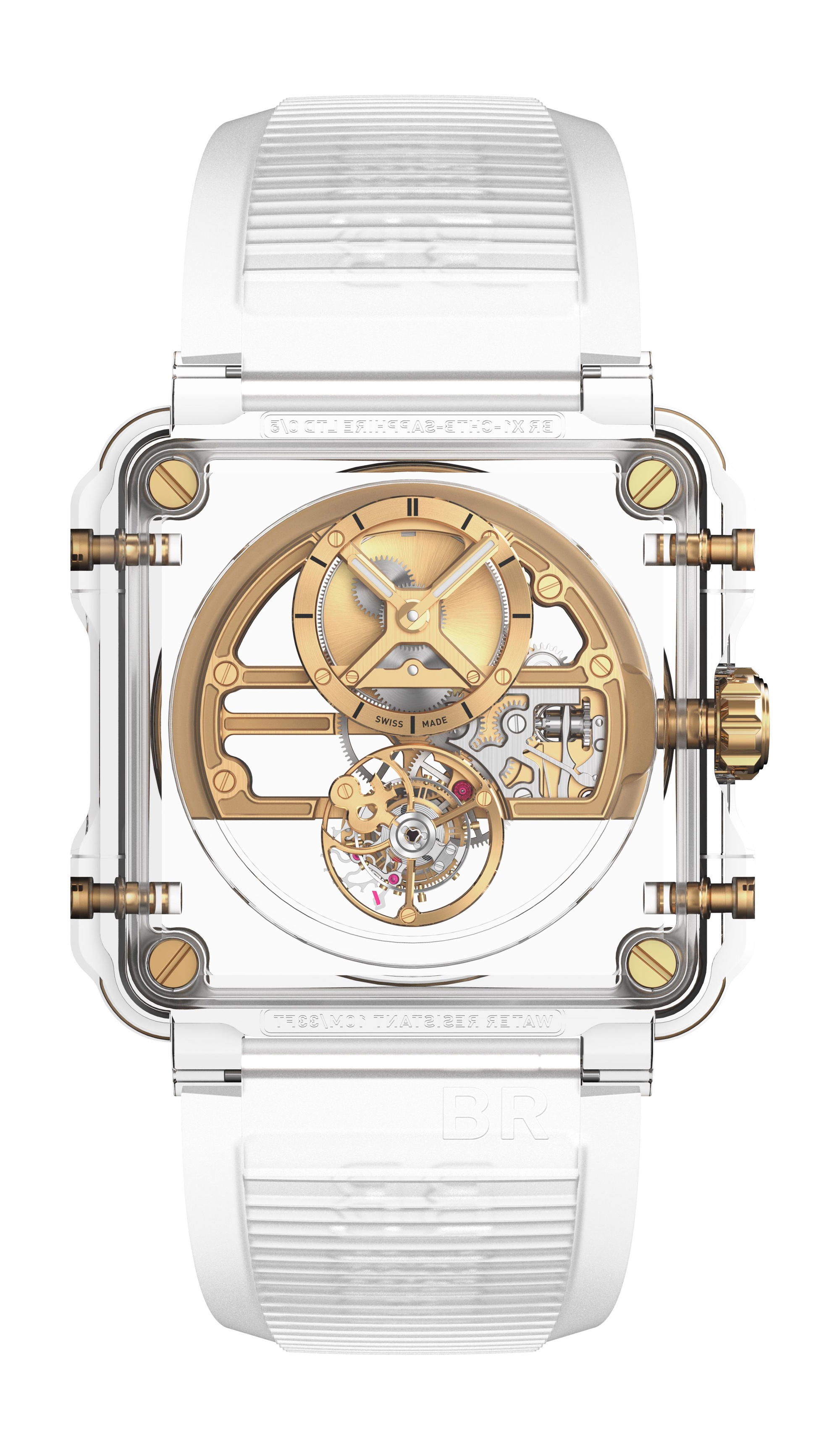 Bell & Ross BR-X1 SKELETON TOURBILLON SAPPHIRE GOLD