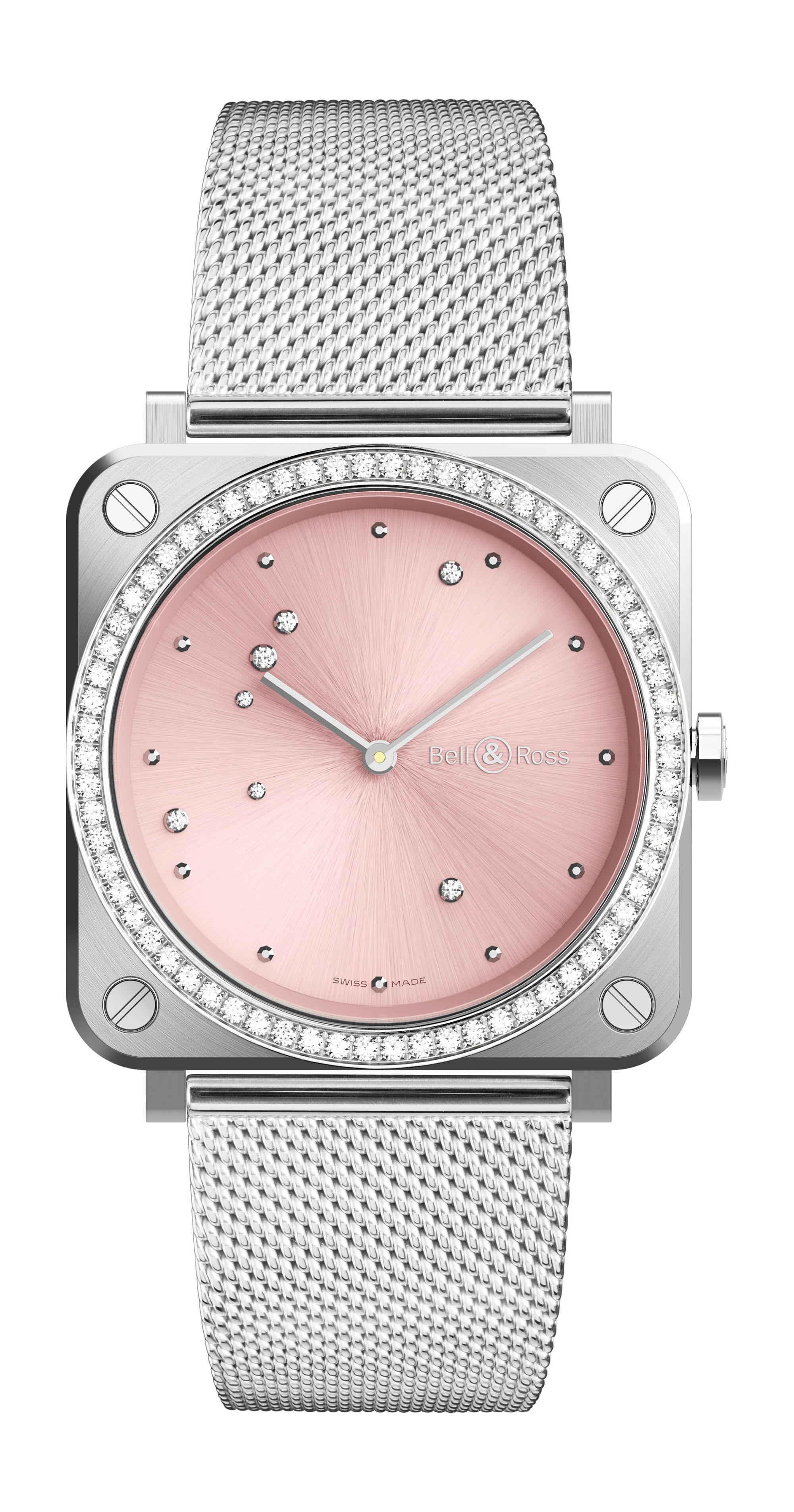 Bell & Ross BR S Pink Diamond Eagle Diamonds