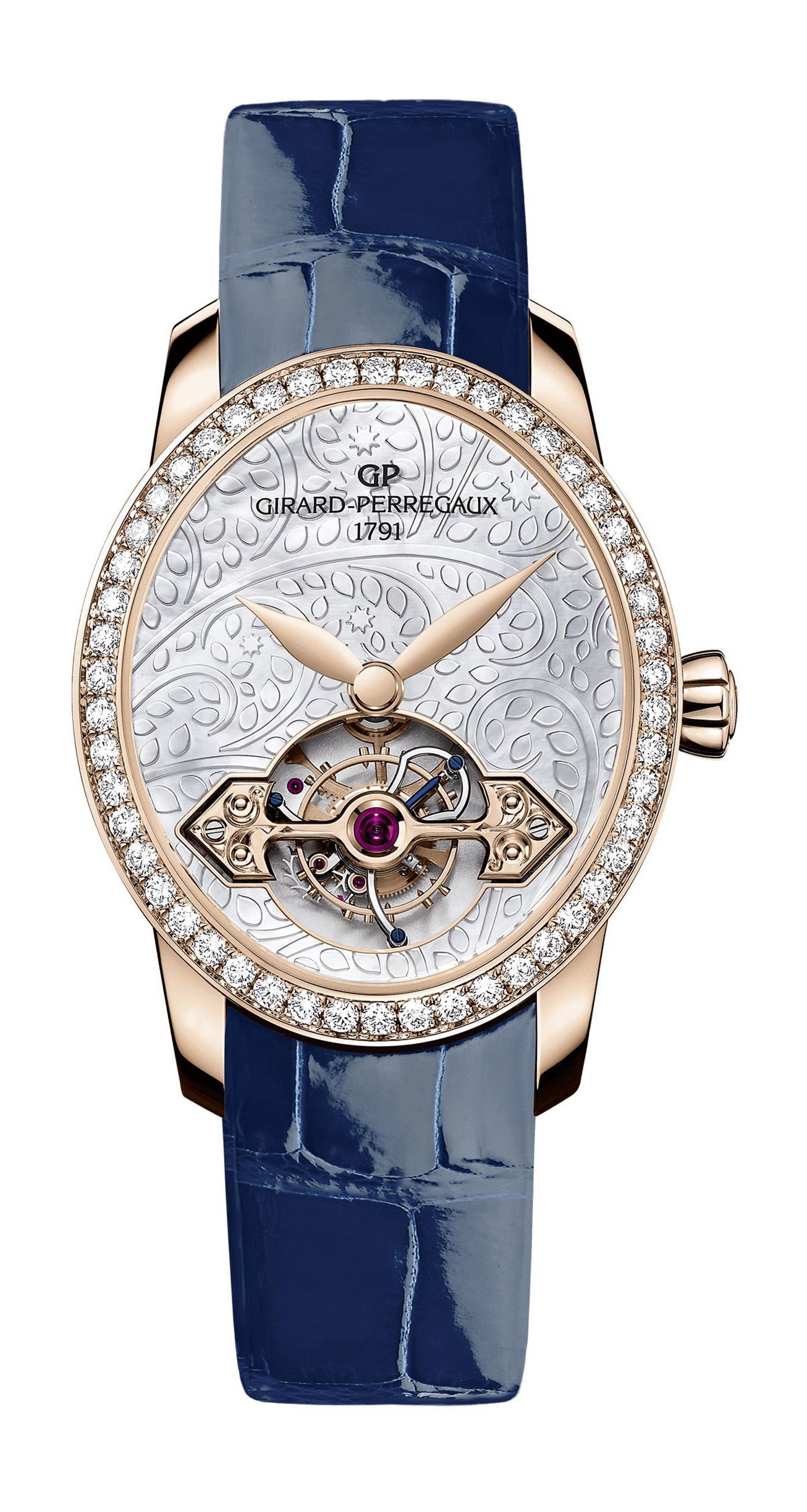 Cat's Eye Tourbillon With Gold Bridge