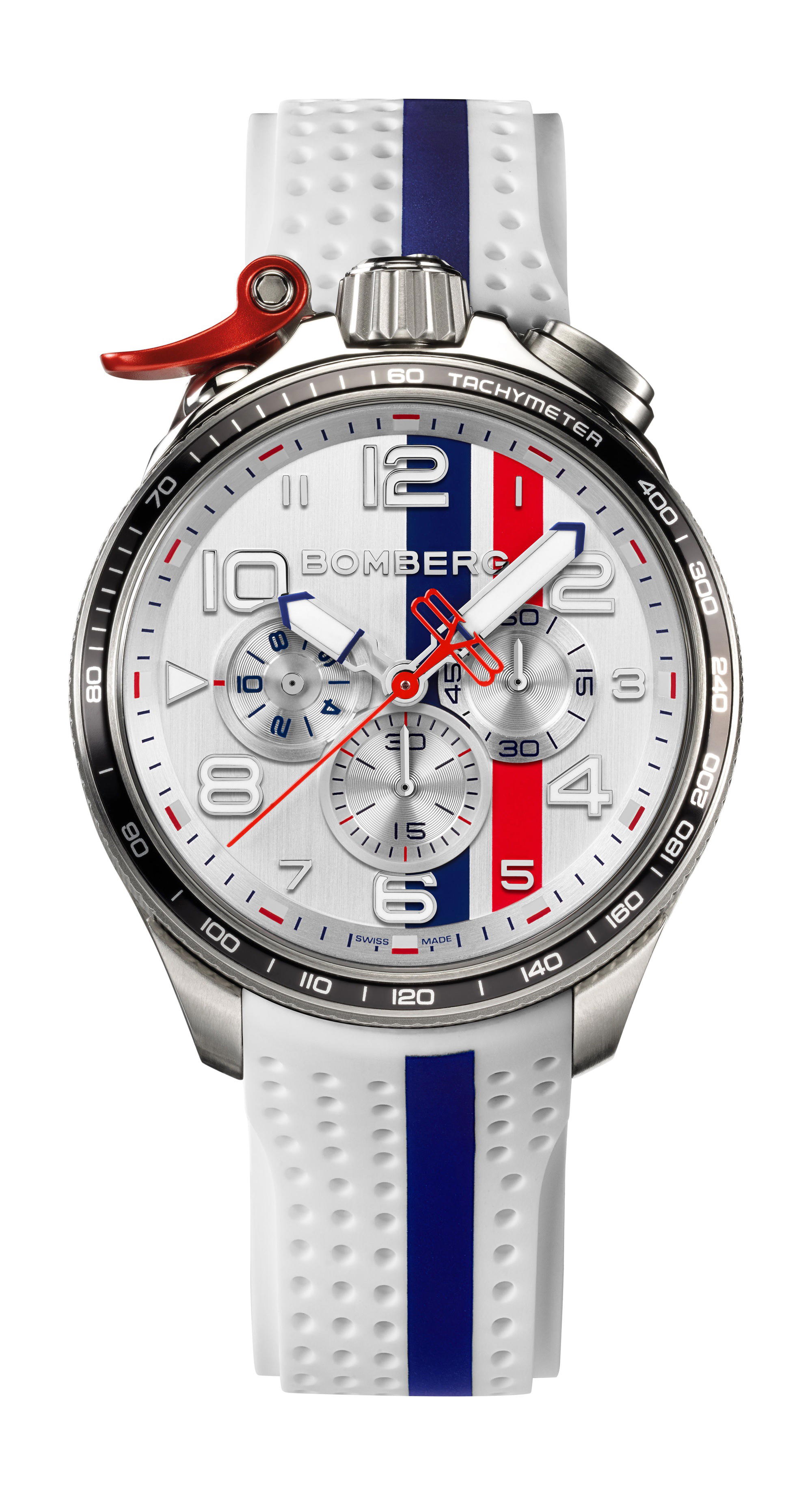 Bomberg BOLT-68 Racing Navy Stripe