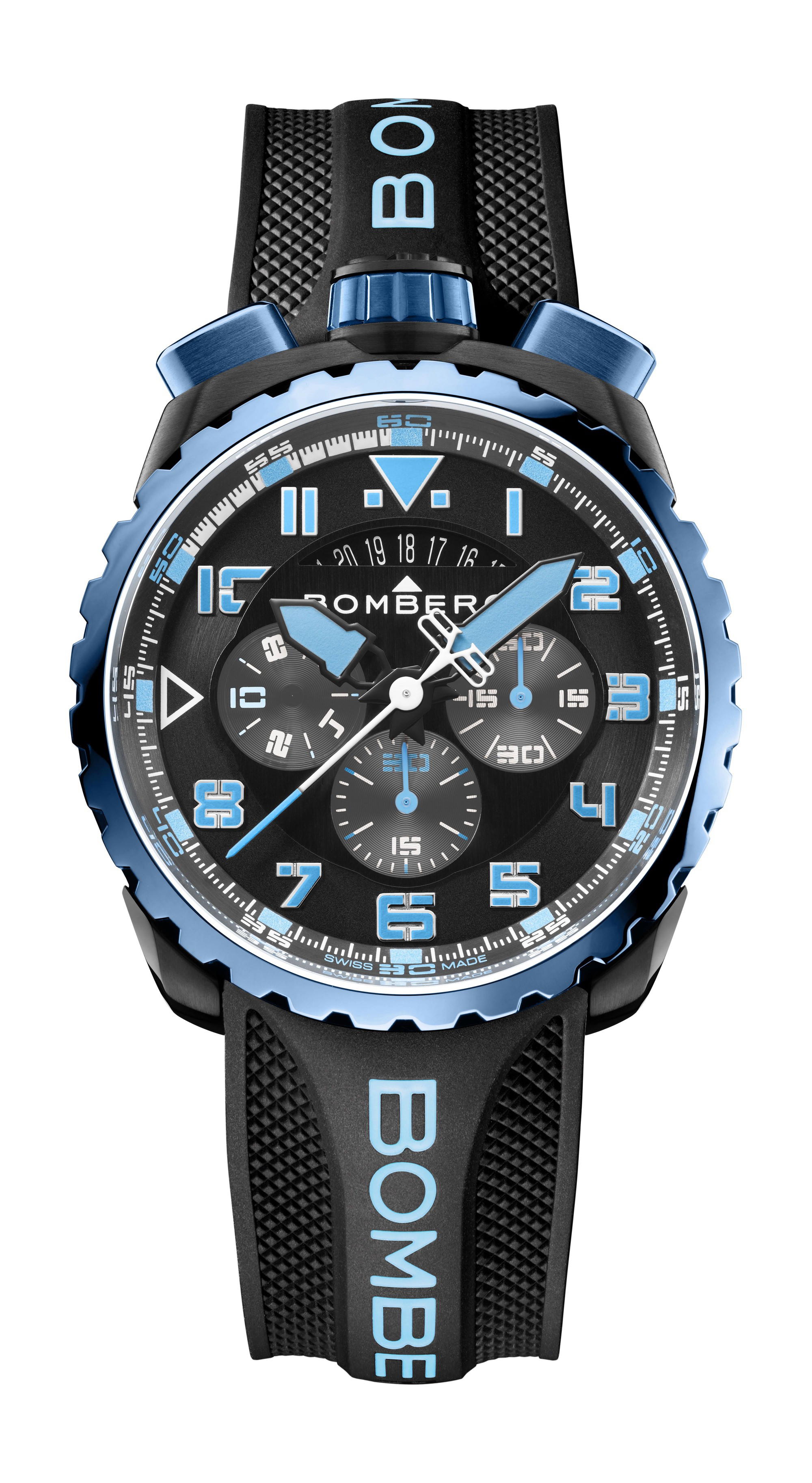 Bomberg BOLT-68 NEON-2 BLUE & BLACK SPECIAL EDITION
