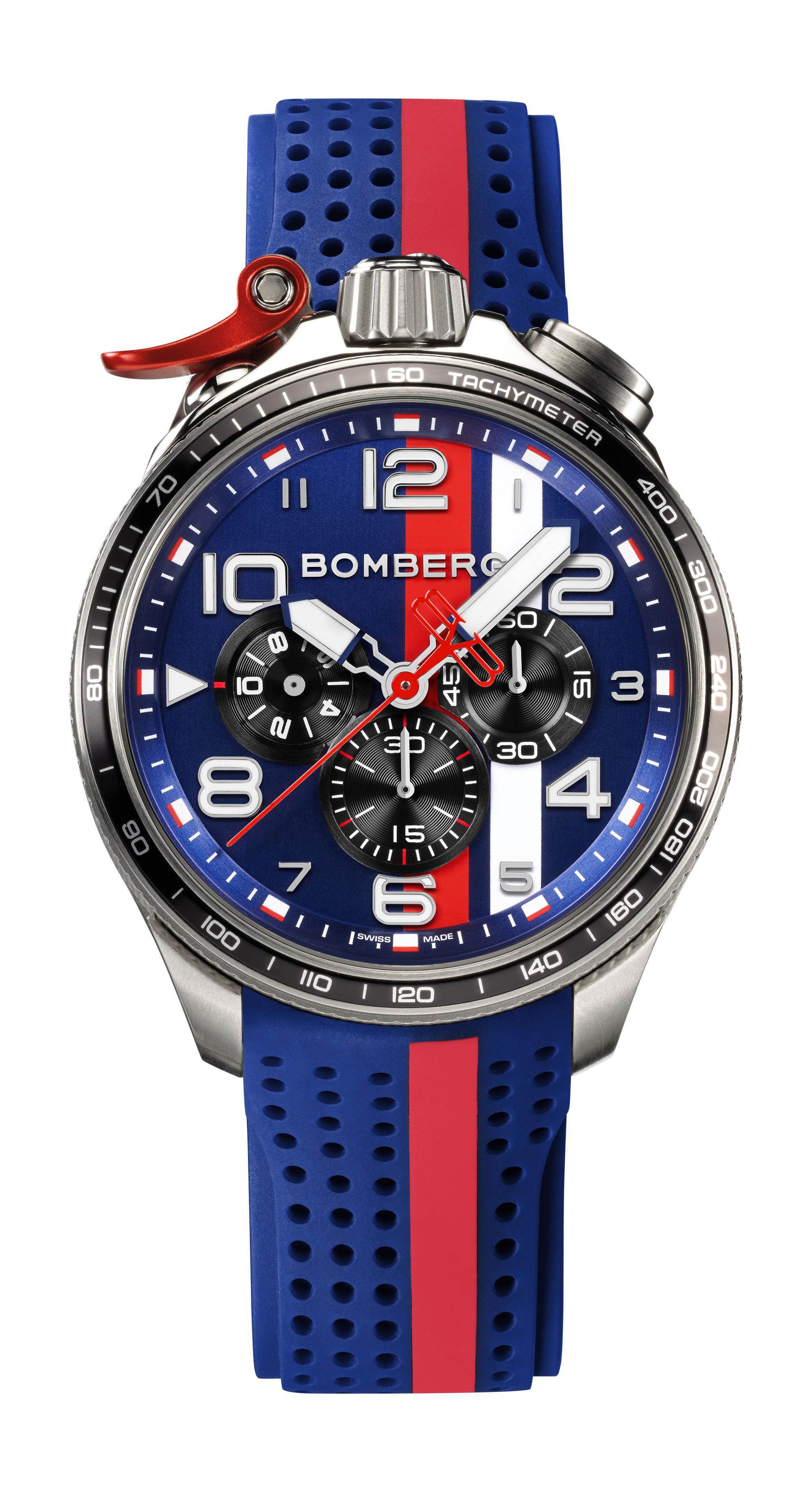 Bomberg BOLT-68 Racing Red Stripe