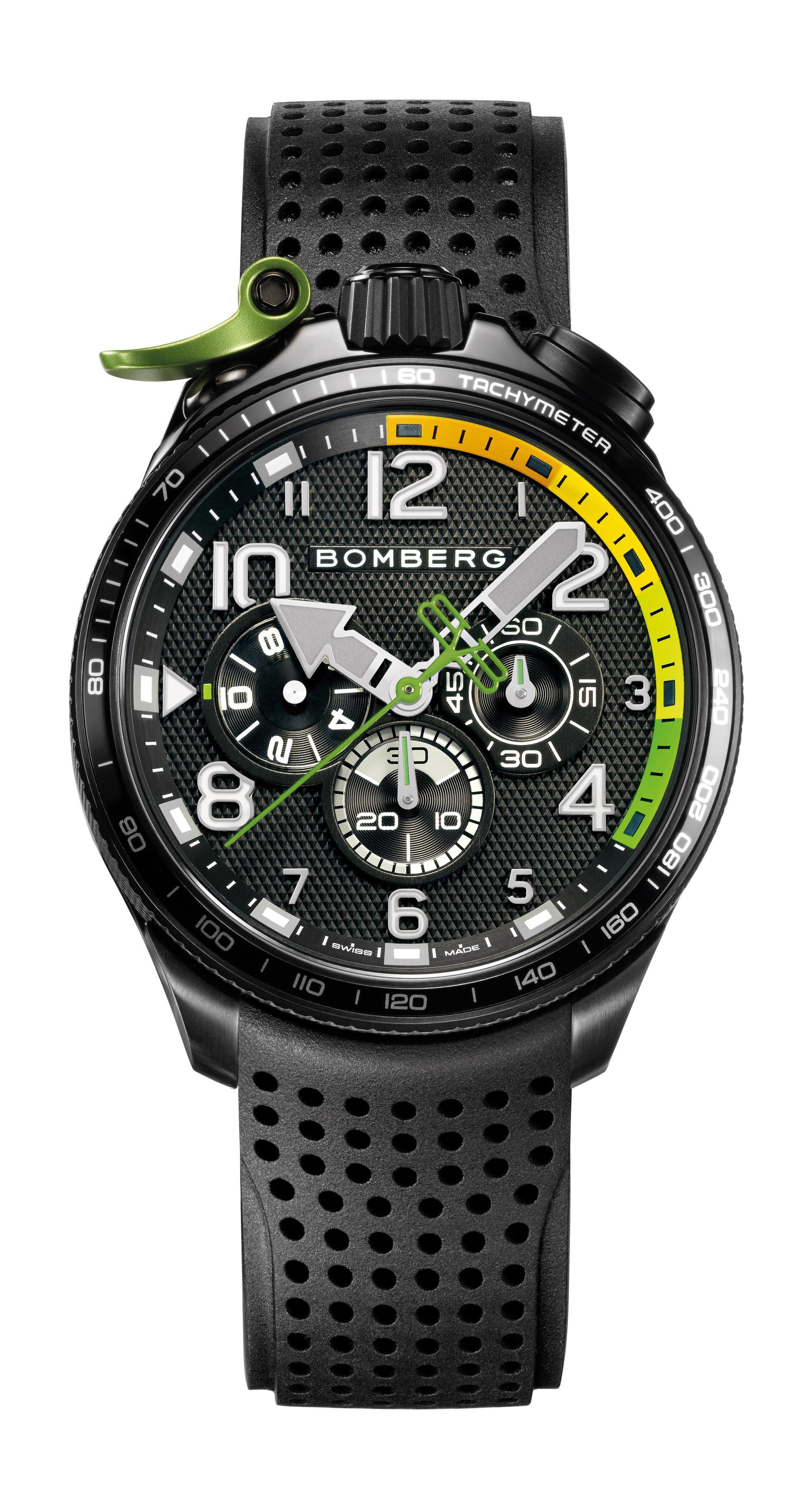Bomberg BOLT-68 Racing Black & Green